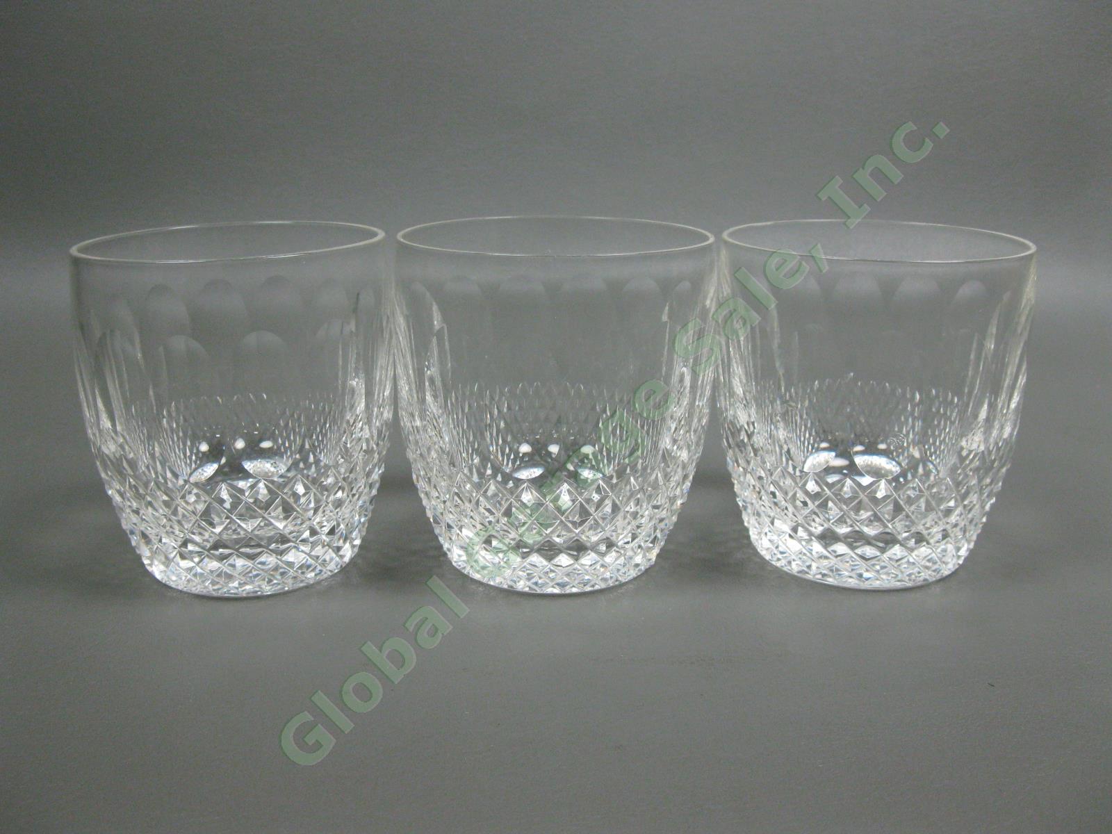 3 Waterford Crystal Colleen 9oz Water Tumbler Glasses Cut Hand-Blown Glass Set 1