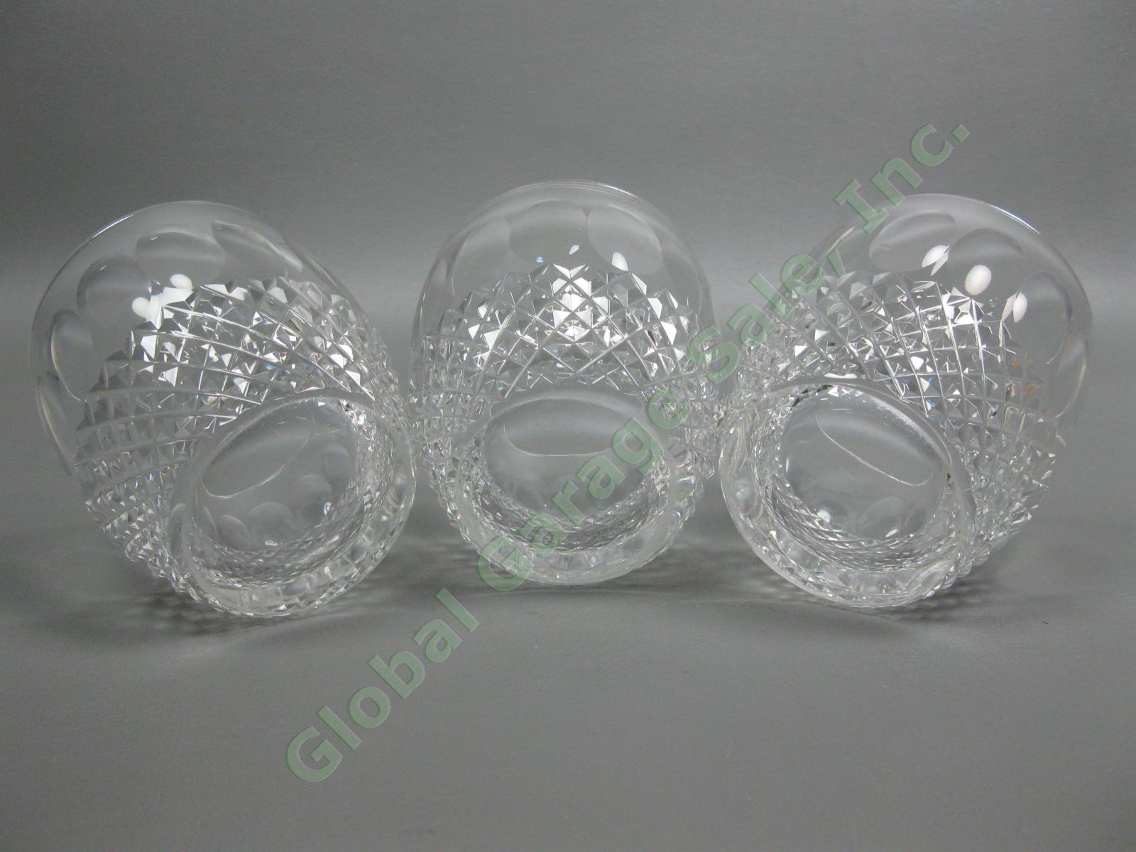 3 Waterford Crystal Colleen 9oz Water Tumbler Glasses Cut Hand-Blown Glass Set 4