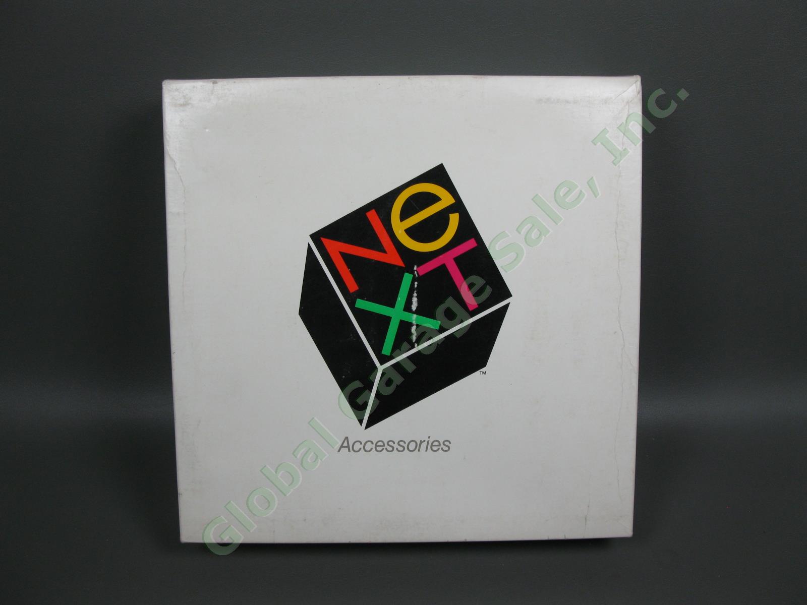 RARE Next Cube Computer System Accessories Boxed Media Release Kit Lot Apple NR 1