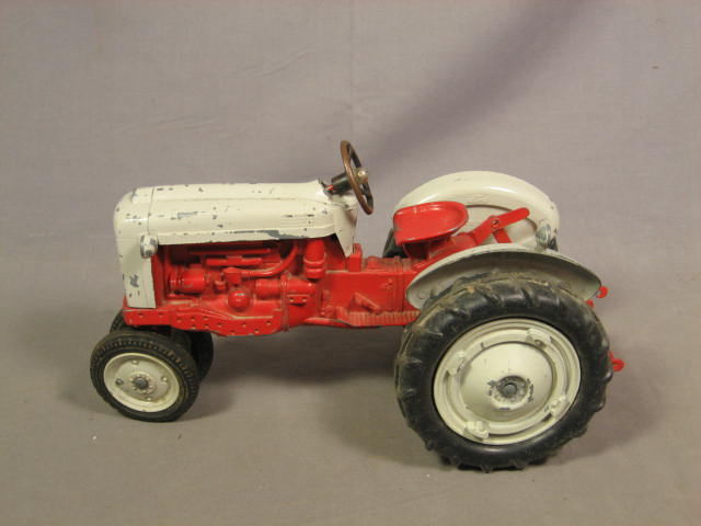 7 Vintage Farm Toy MM Hubley Tru-Scale Tractor Spreader Hay Elevator Wagon More 2