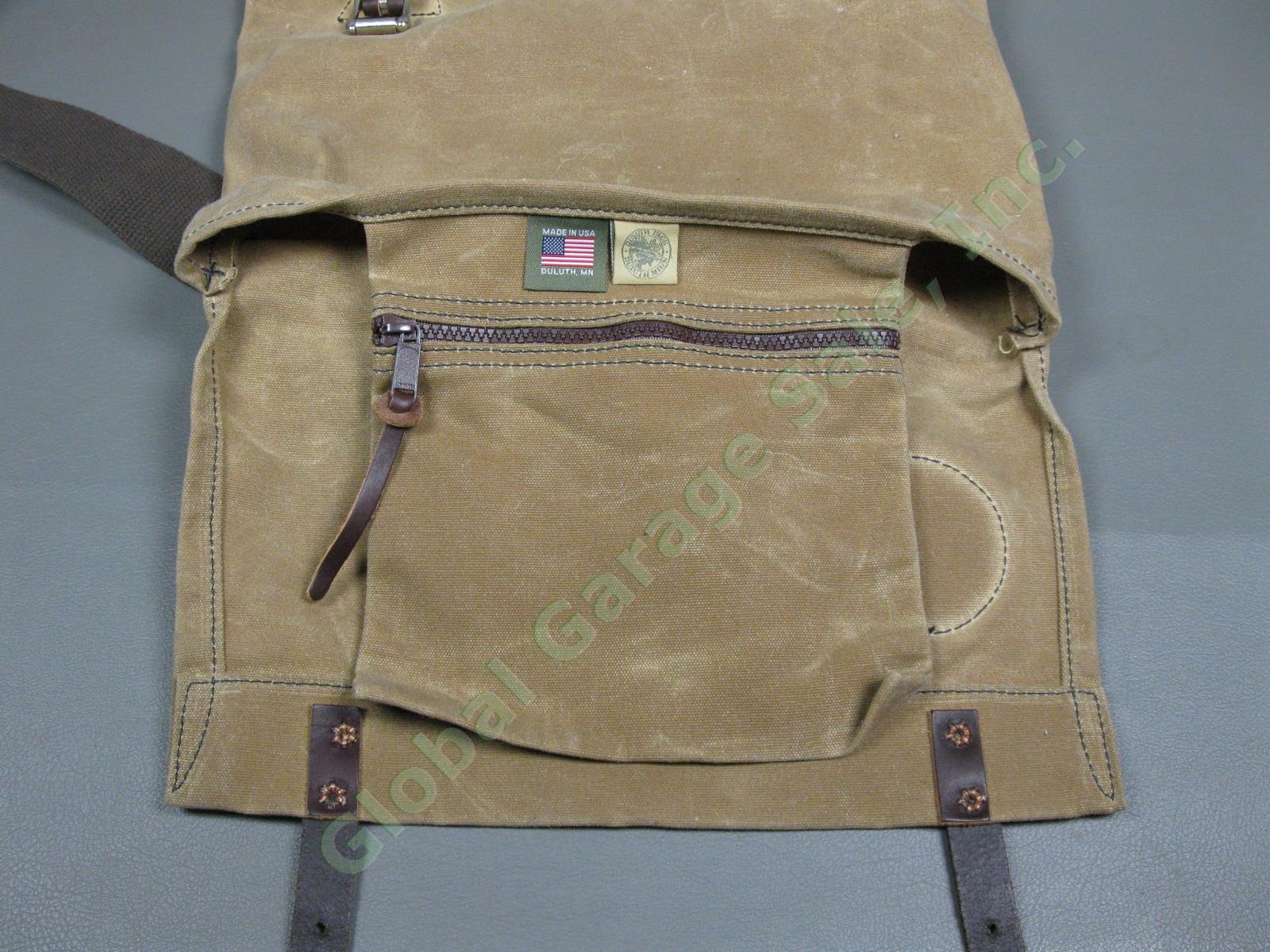 Huge Vintage Green Canvas Pack Duluth?, Military?, Antique? Canoe Pack  Hunting