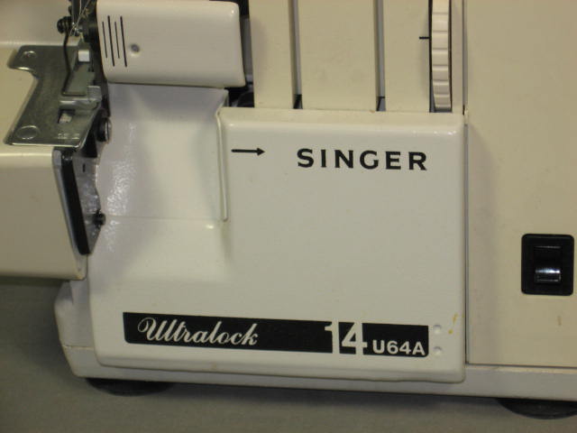 Singer 14U64A 14U 64A Ultralock Serger Sewing Machine + 4