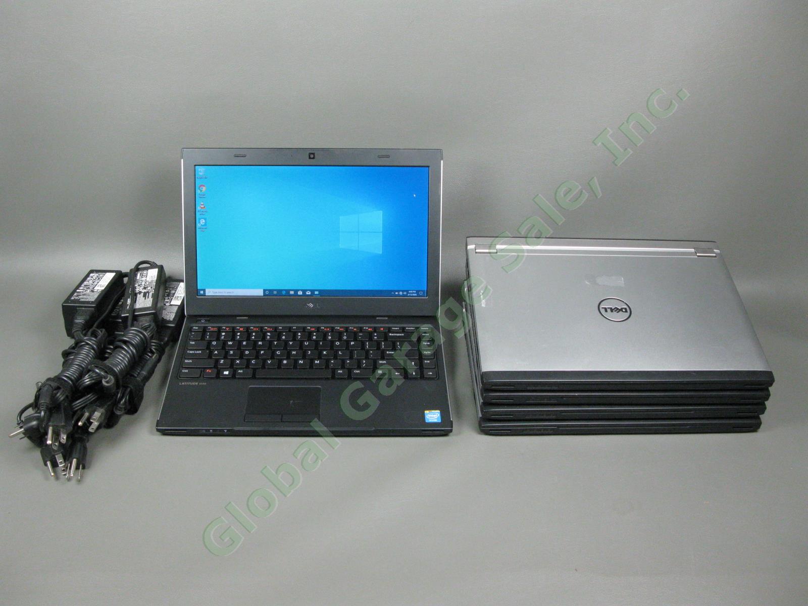 5 Dell Latitude 3330 Laptop Computer Lot 1.50GHz 2GB 320GB Windows 10 Pro NO RES