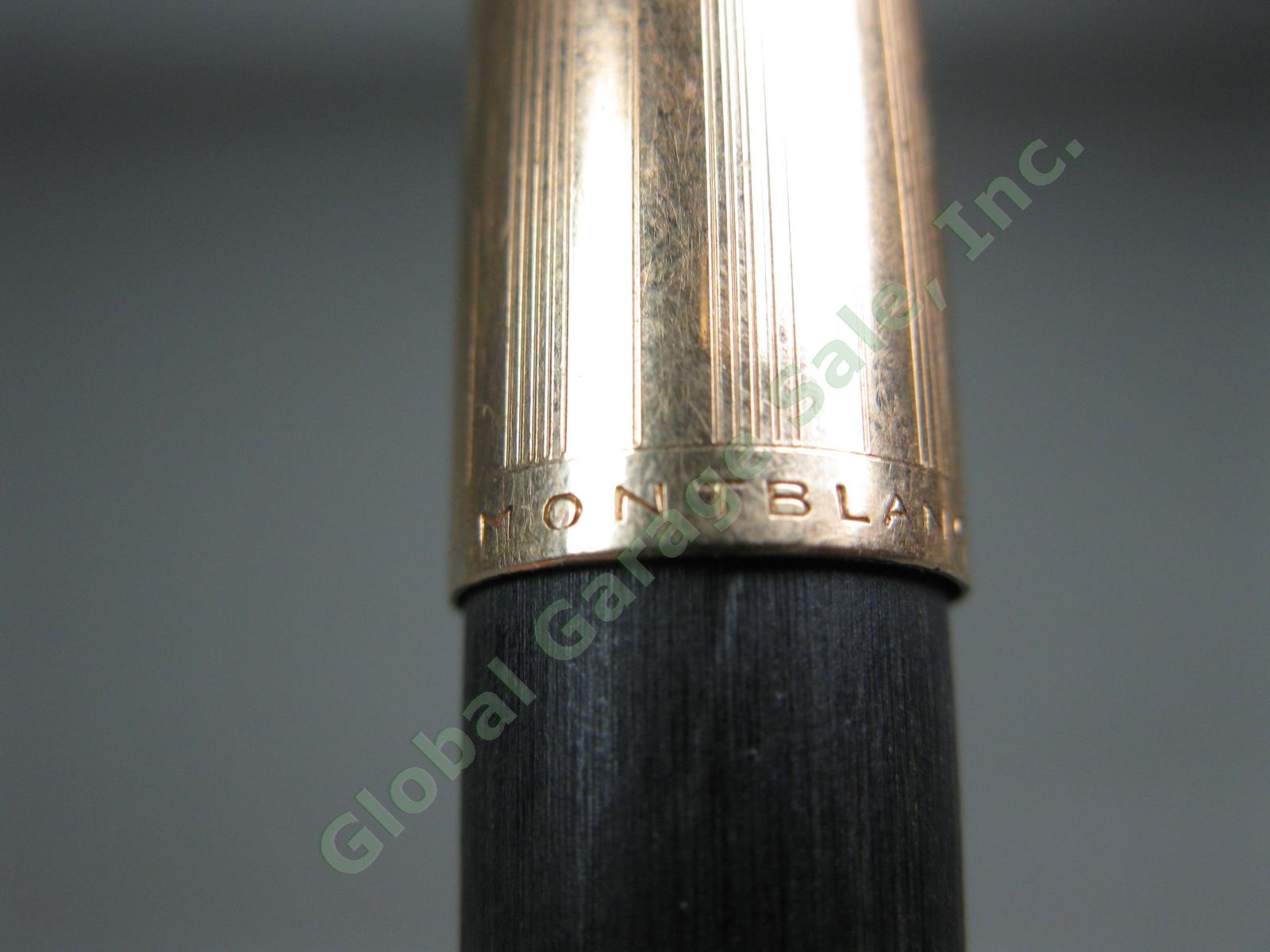 Original Vintage Montblanc Meisterstuck 224 Fountain Pen 14K 585 Gold Nib 84 Cap 5