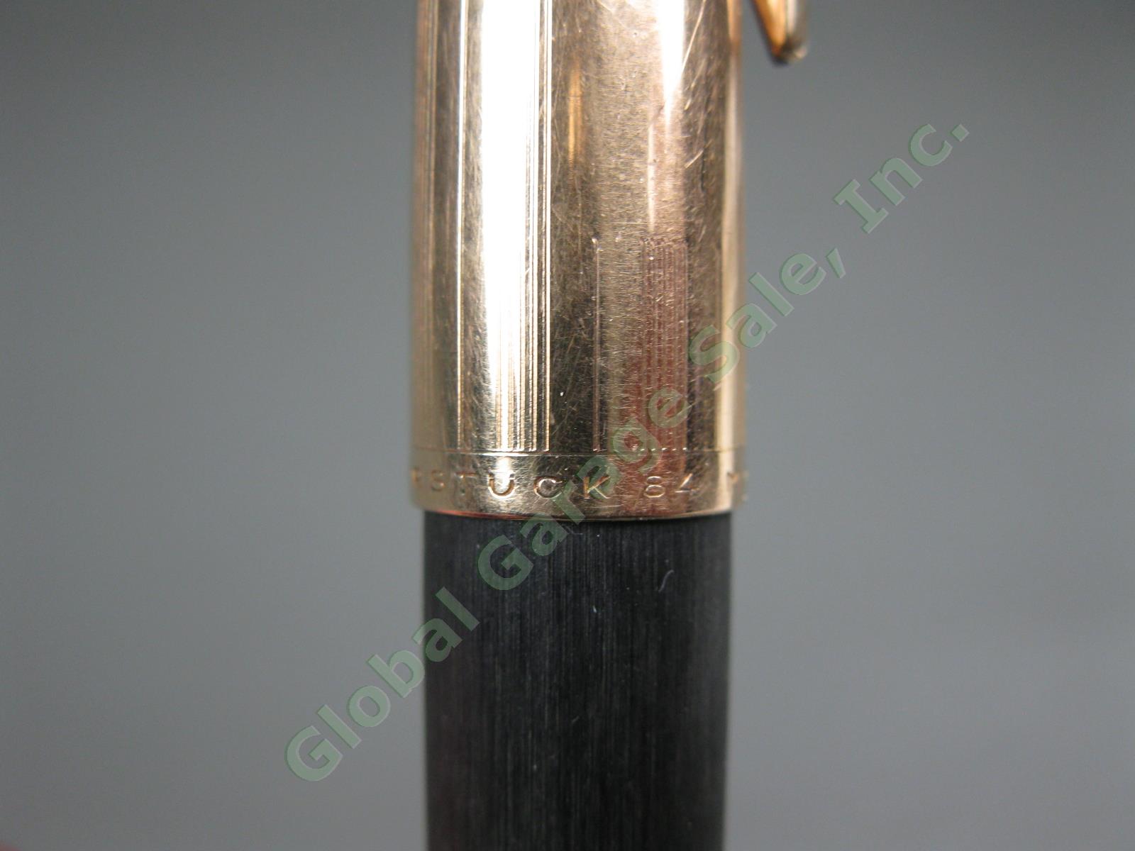 Original Vintage Montblanc Meisterstuck 224 Fountain Pen 14K 585 Gold Nib 84 Cap 6