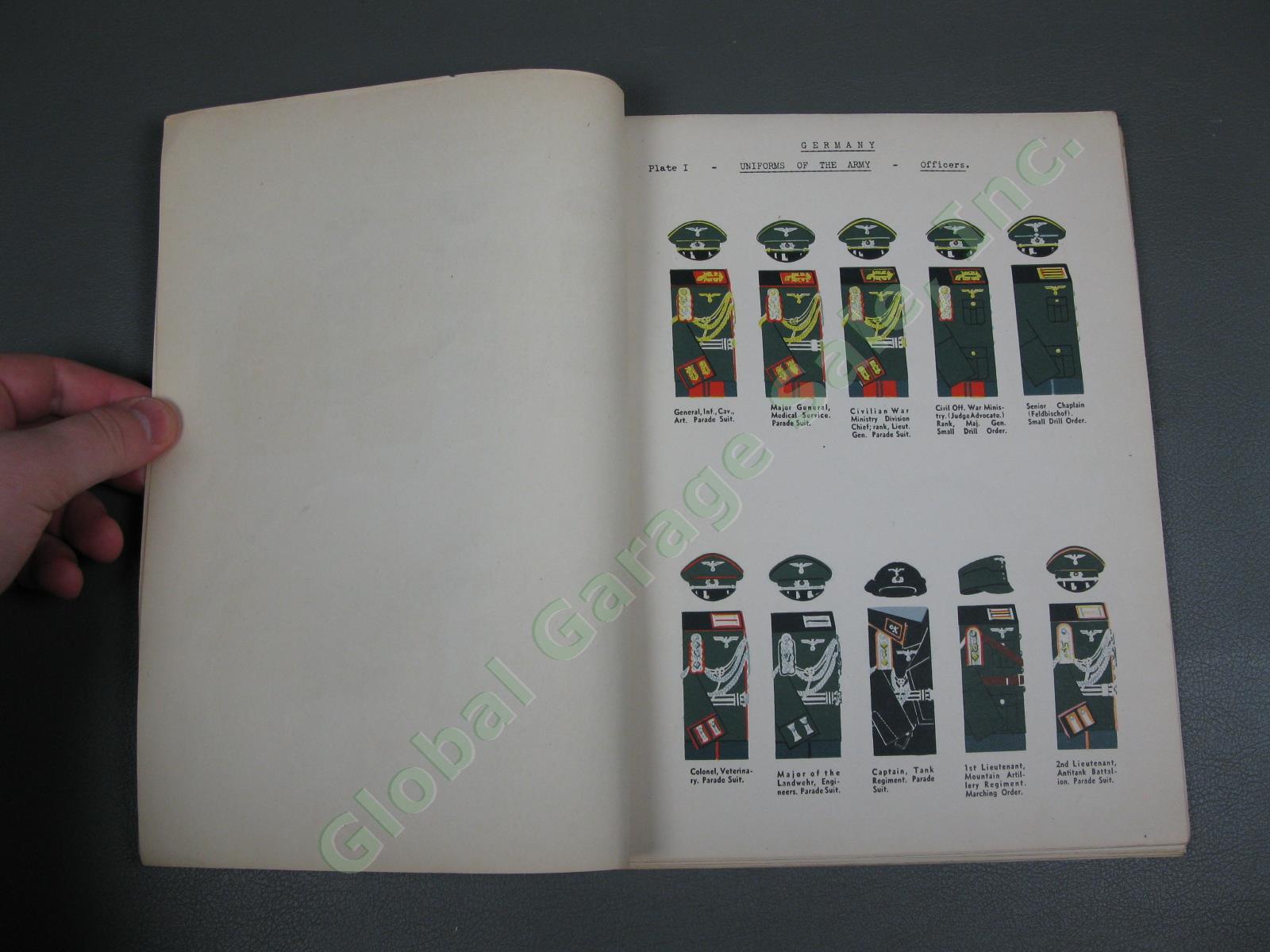 Vintage WWII German Military Political Uniforms Flags Medals Book Plates Germany 3