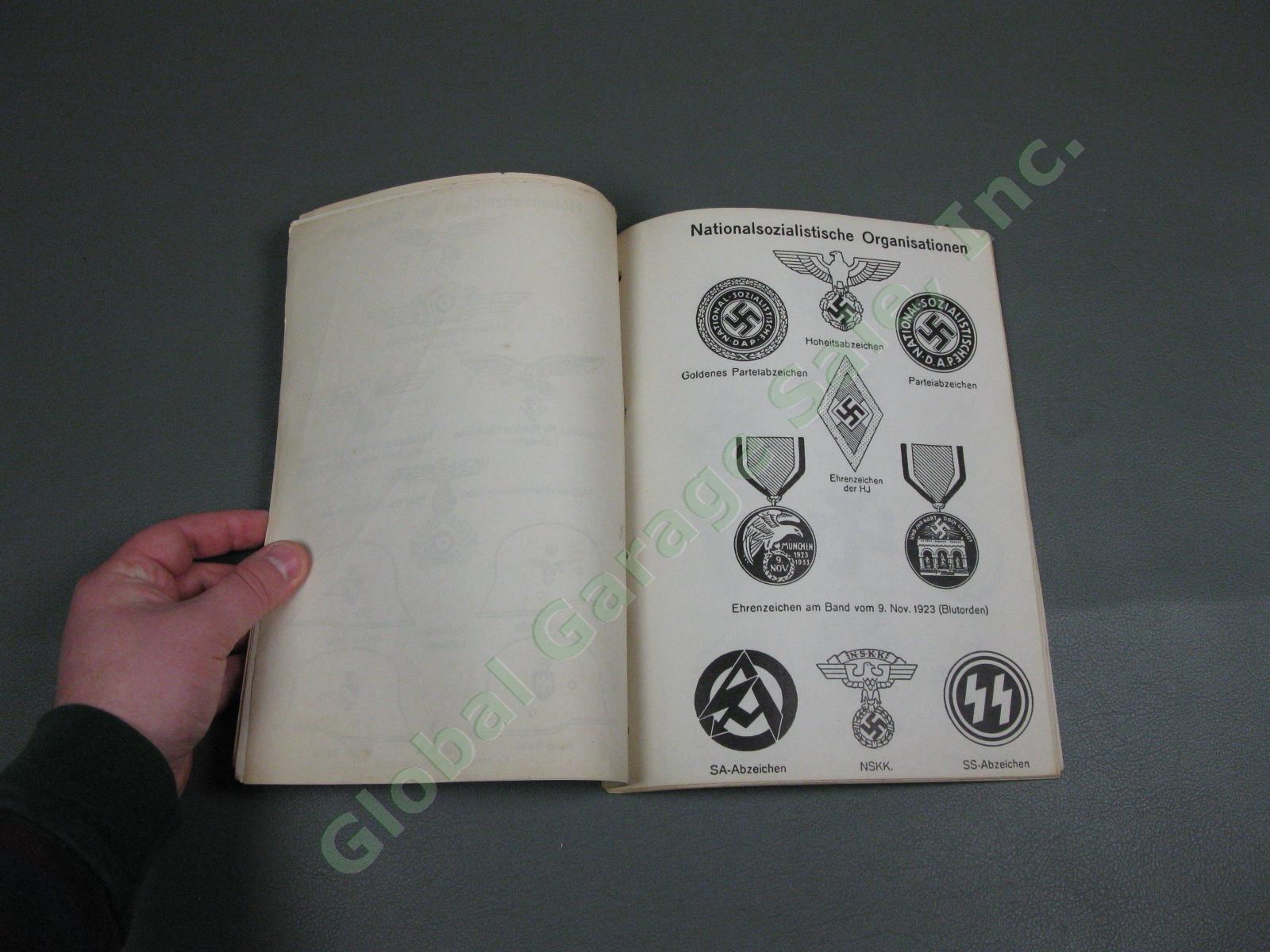 Vintage WWII German Military Political Uniforms Flags Medals Book Plates Germany 7