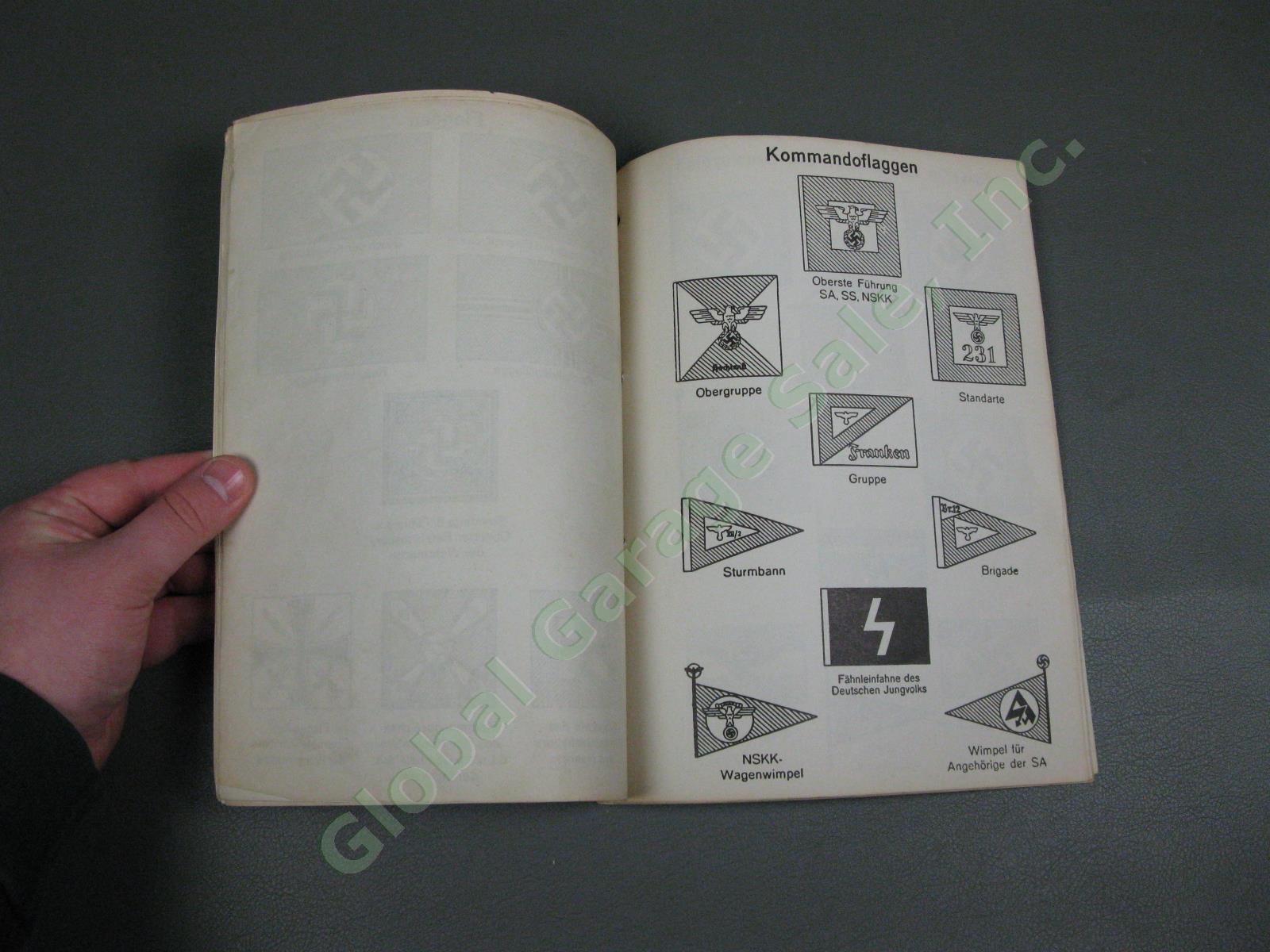 Vintage WWII German Military Political Uniforms Flags Medals Book Plates Germany 8