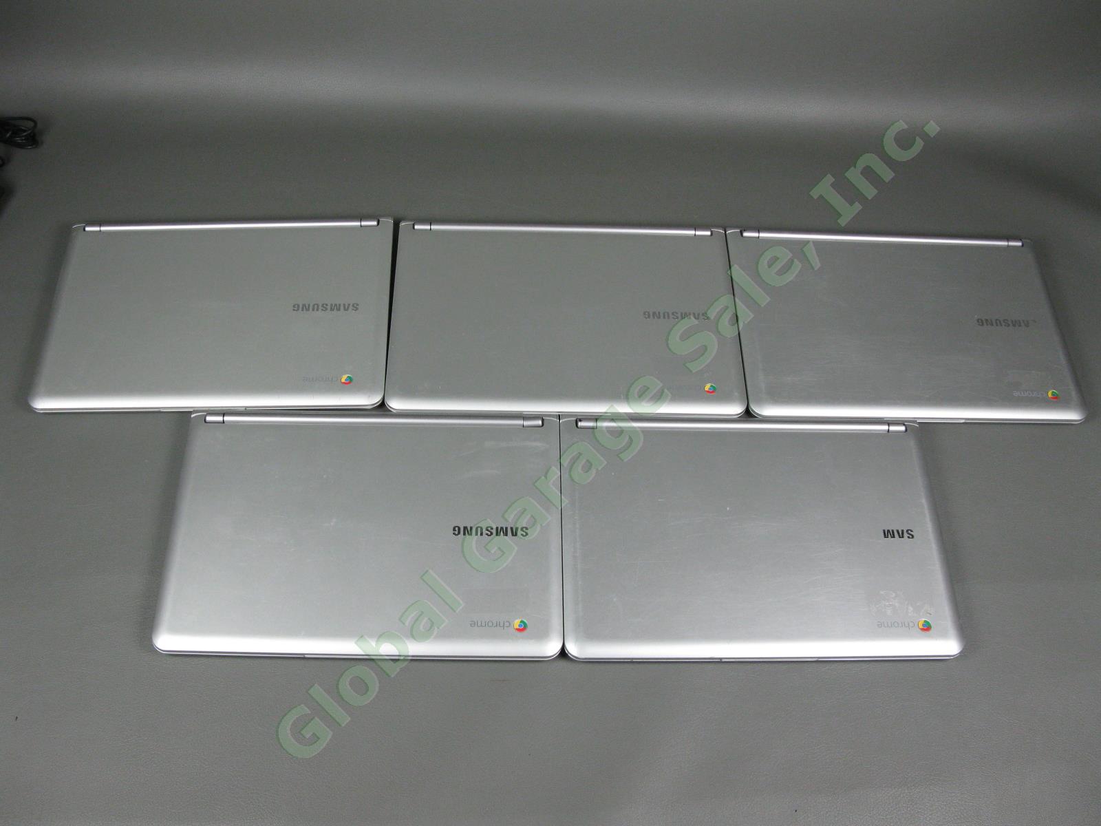 Lot of 5 Samsung Chromebook 303C Laptop Computers Lot 11.6" 1.7GHz 2GB 16GB NR 1