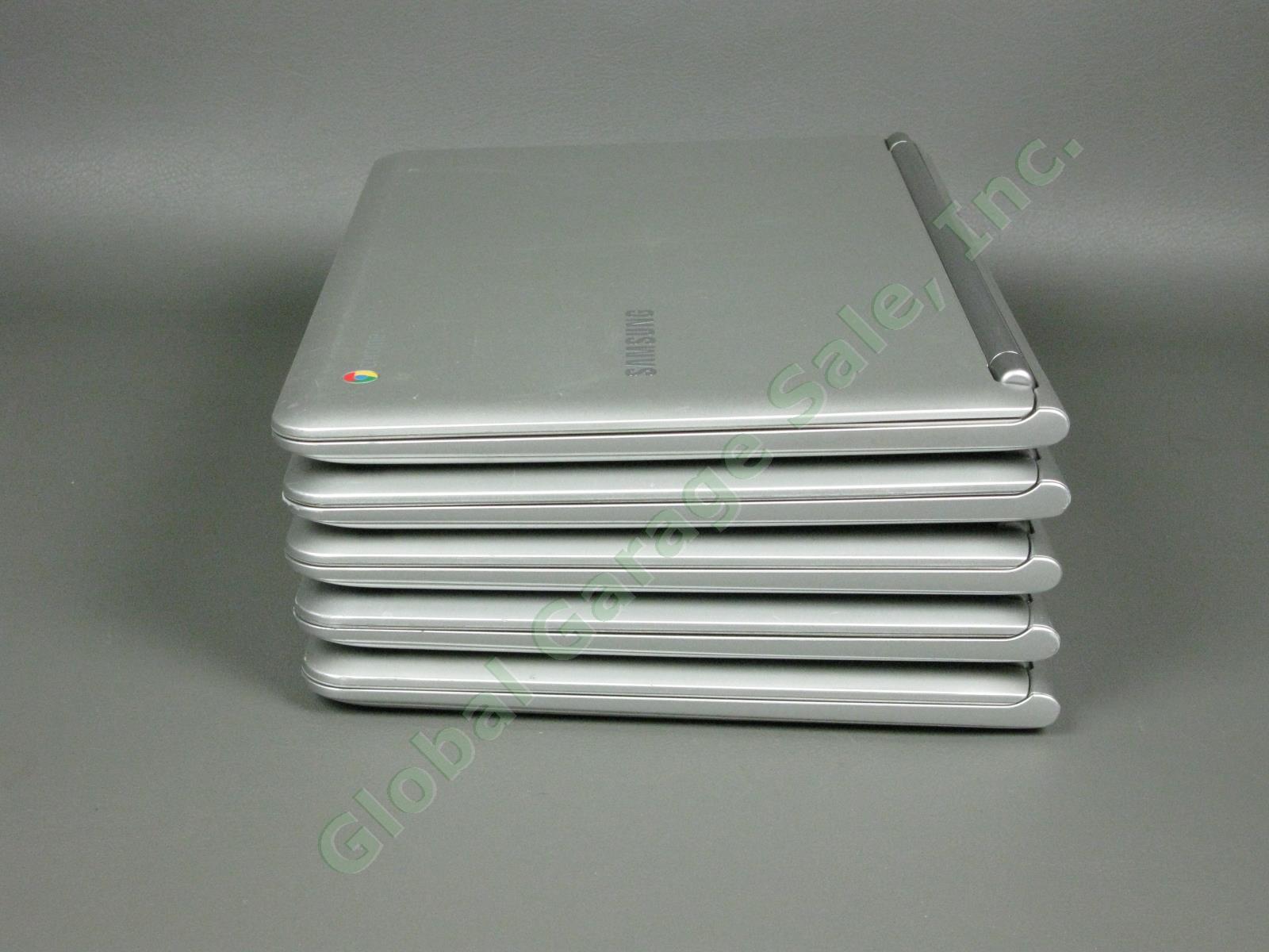 5 Samsung Chromebook 303C Laptop Computers Lot 11.6" 1.7GHz 2GB 16GB XE303C12 3