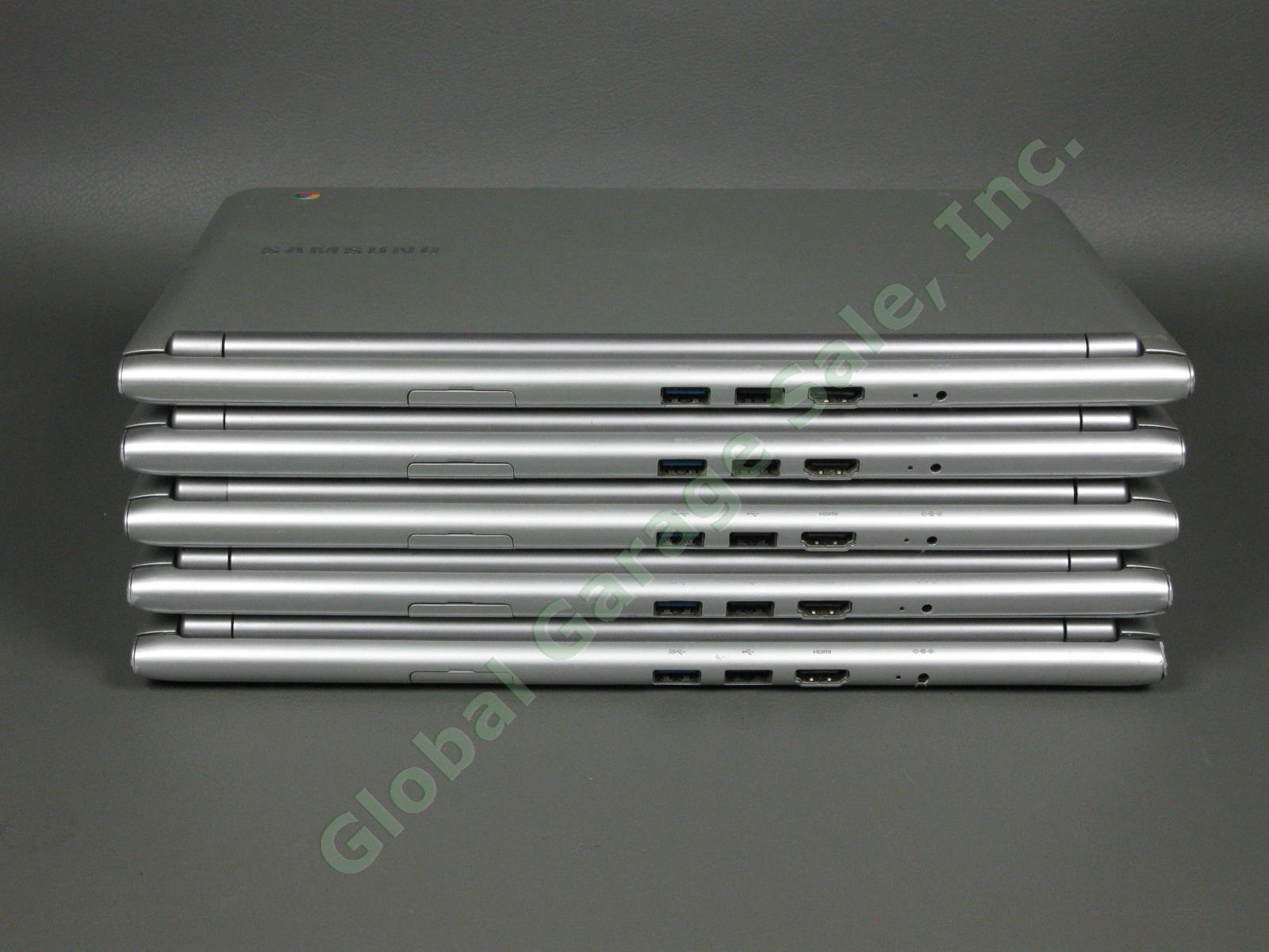 5 Samsung Chromebook 303C Laptop Computers Lot 11.6" 1.7GHz 2GB 16GB XE303C12 4