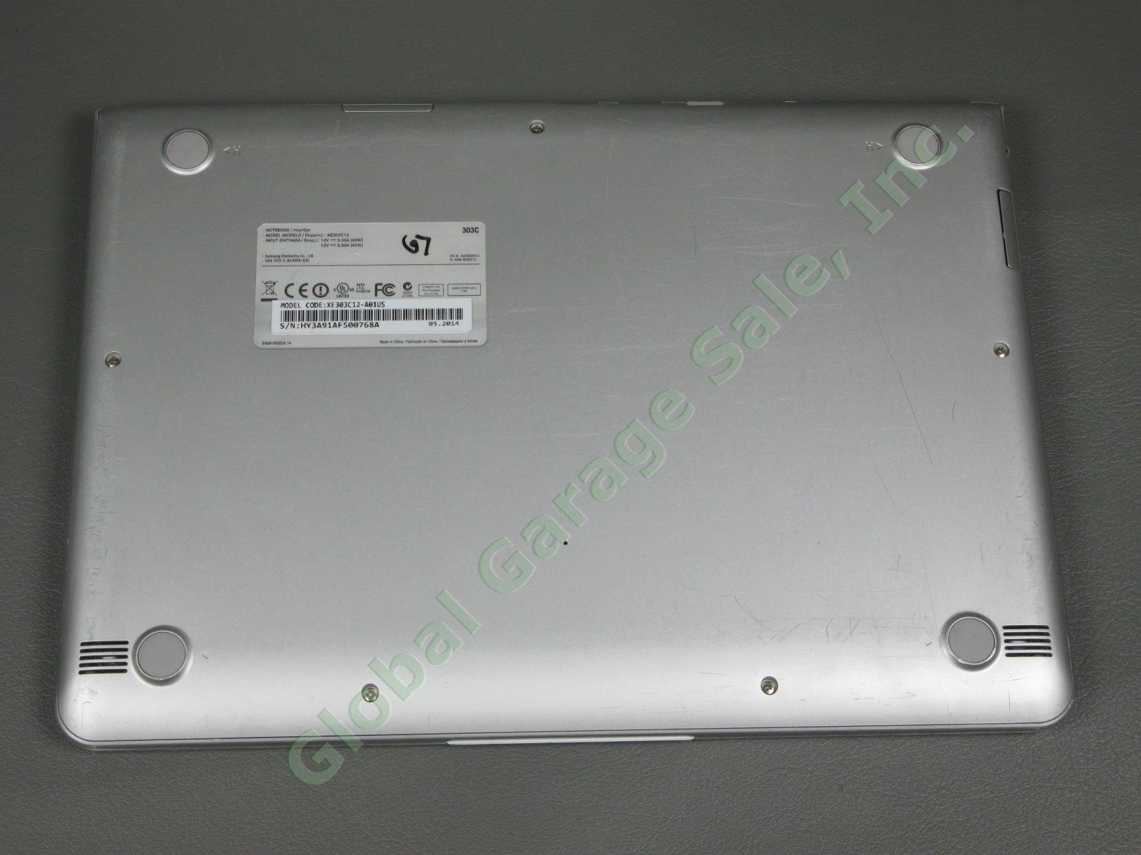 5 Samsung Chromebook 303C Laptop Computers Lot 11.6" 1.7GHz 2GB 16GB XE303C12 6