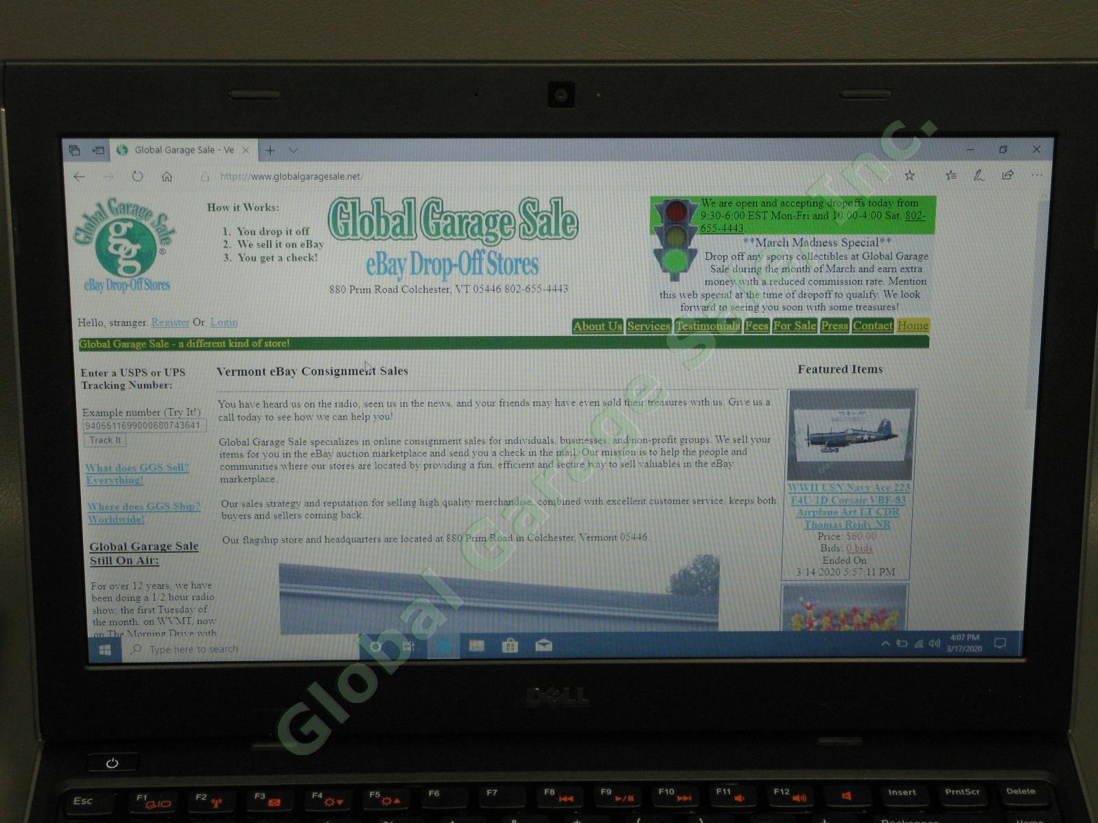 Dell Latitude 3330 Laptop Computer Celeron 1.50GHz 2GB 320GB Windows 10 Pro NR! 1