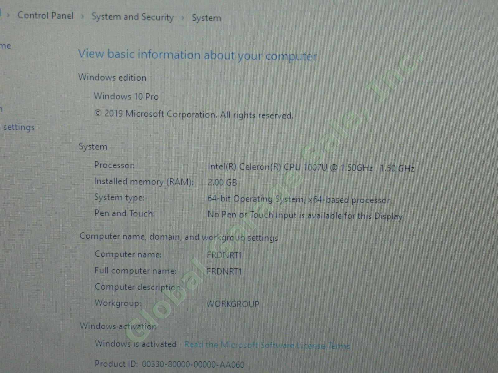 Dell Latitude 3330 Laptop Computer Celeron 1.50GHz 2GB 320GB Windows 10 Pro NR! 3