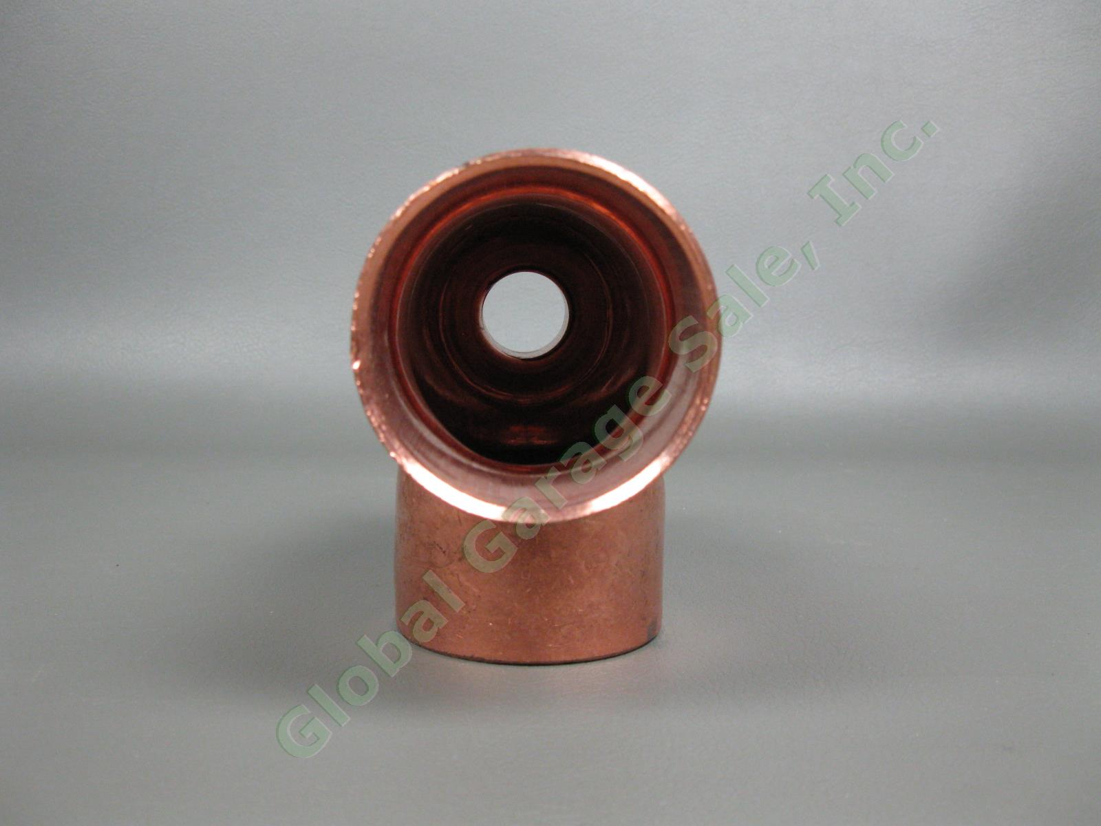 NEW 1" x 2" x 2" Copper EPC Reducing Sweat Tee Pipe Fitting Run Connection Eqpt 3