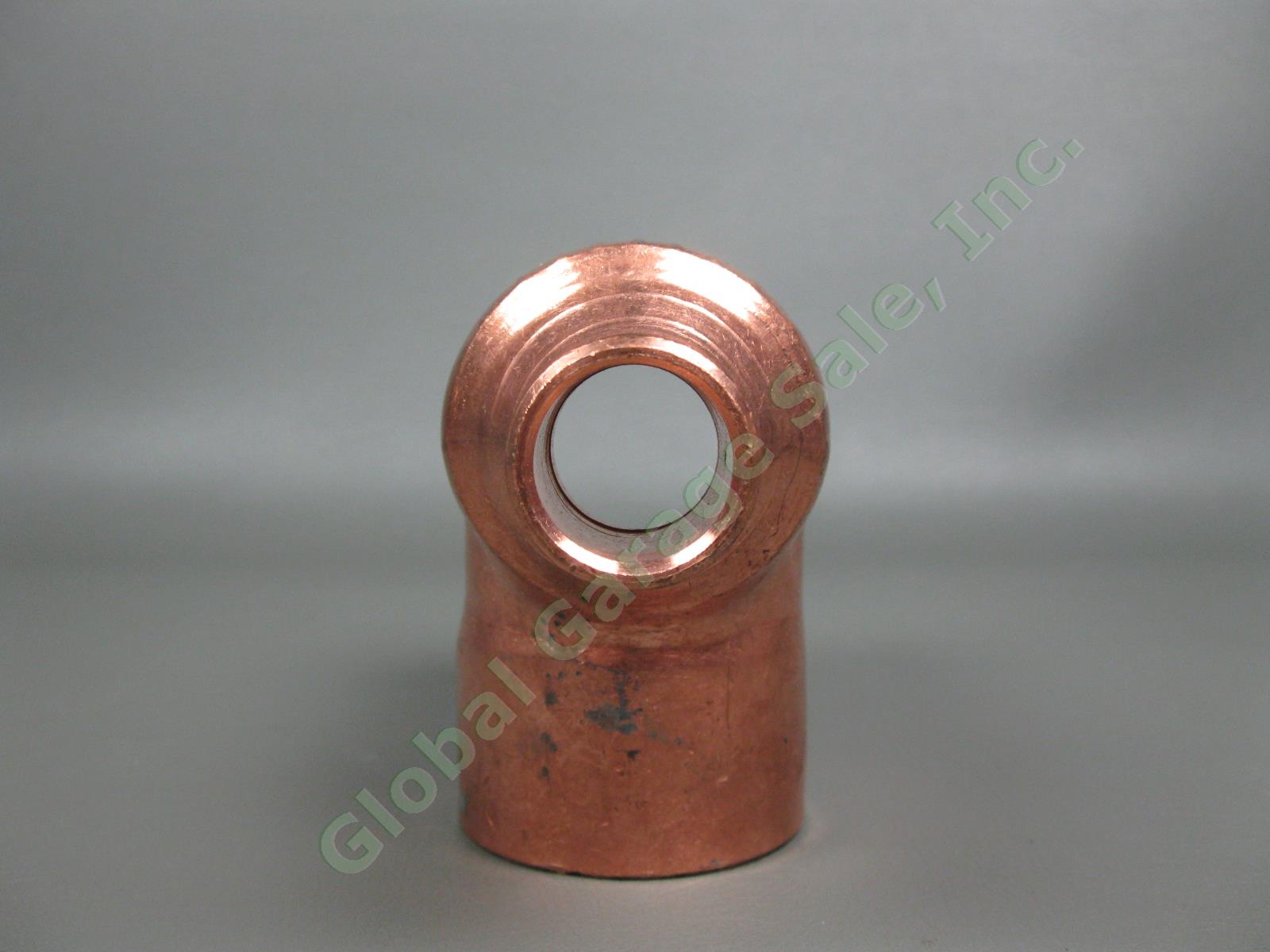 NEW 1" x 2" x 2" Copper EPC Reducing Sweat Tee Pipe Fitting Run Connection Eqpt 4