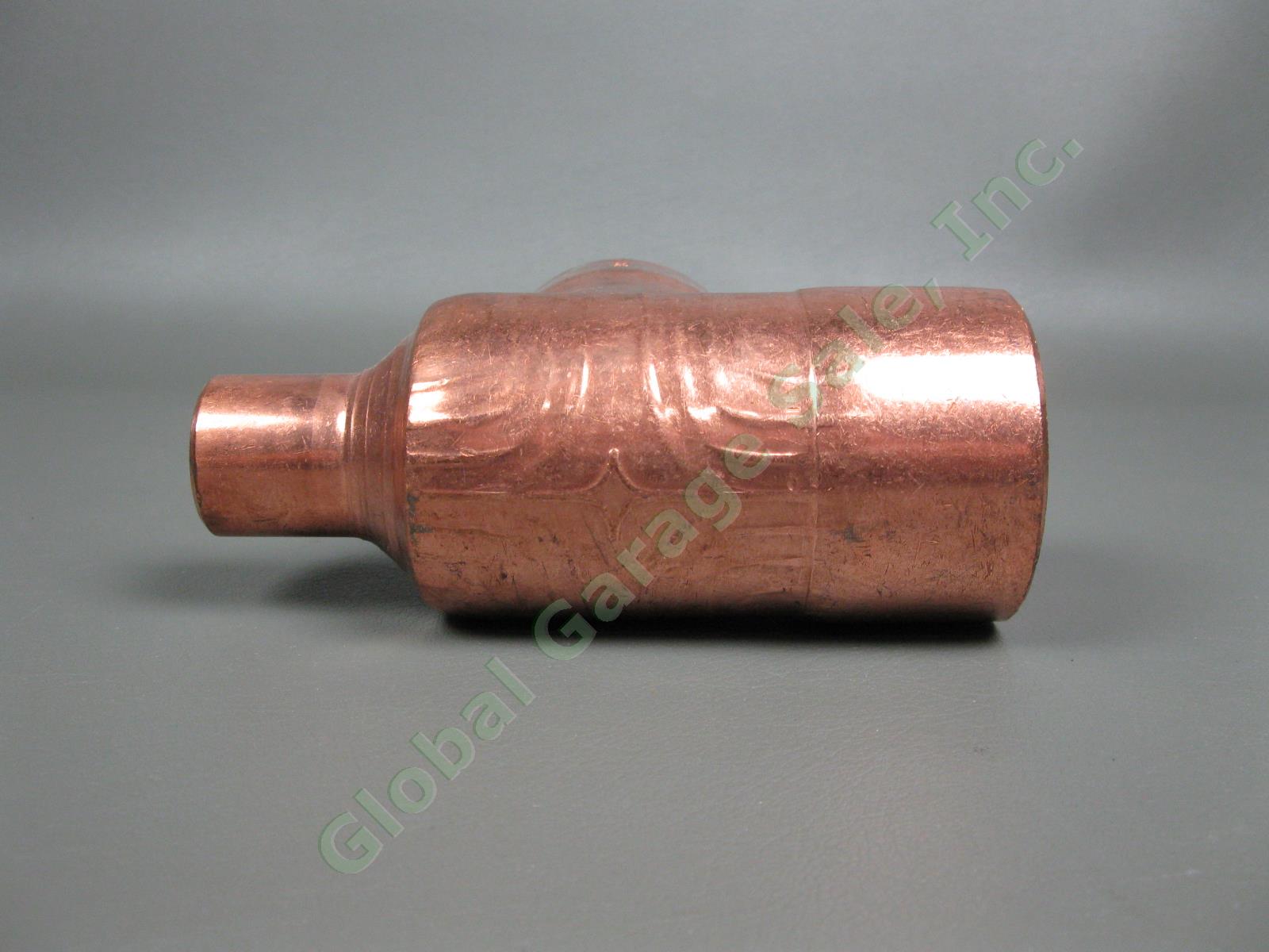 NEW 1" x 2" x 2" Copper EPC Reducing Sweat Tee Pipe Fitting Run Connection Eqpt 5