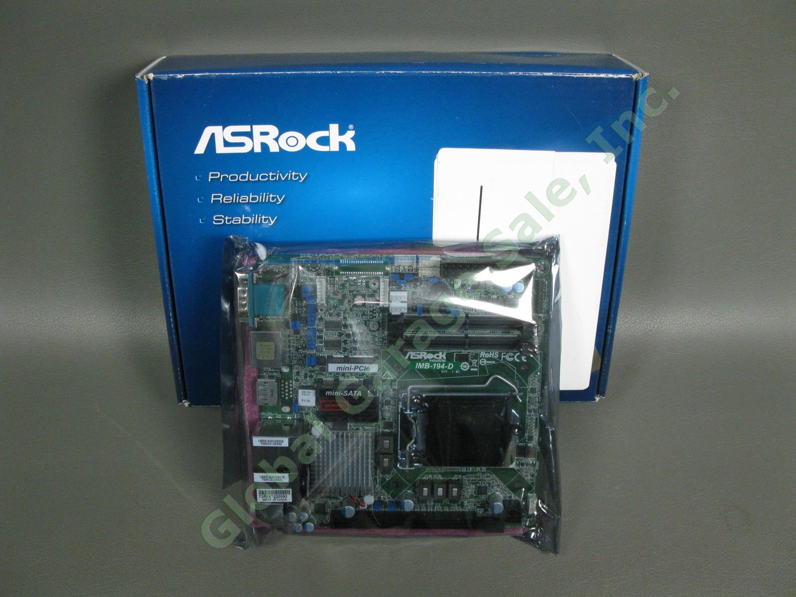 ASRock IMB-194-D Mini-ITX Industrial Desktop Motherboard Intel LGA1151 Dual LAN
