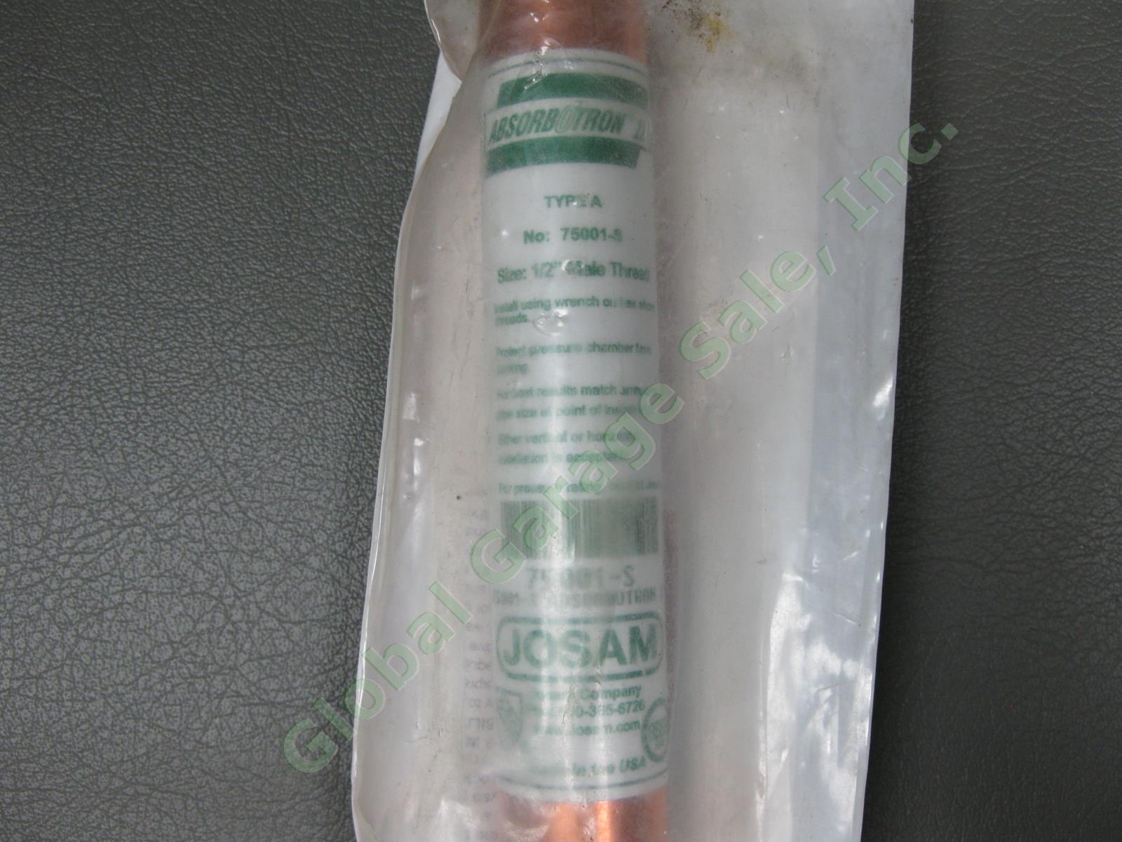 2 Absorbotron II Type-A 1/2" Male Copper Water Hammer Arrester Set Josam 75001-S 1