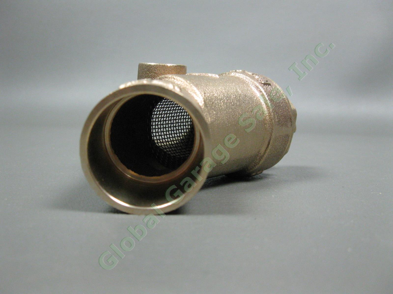 NEW Watts 1" LFS777SI Bronze Wye Strainer Lead-Free Pipe Connection Solder End 5