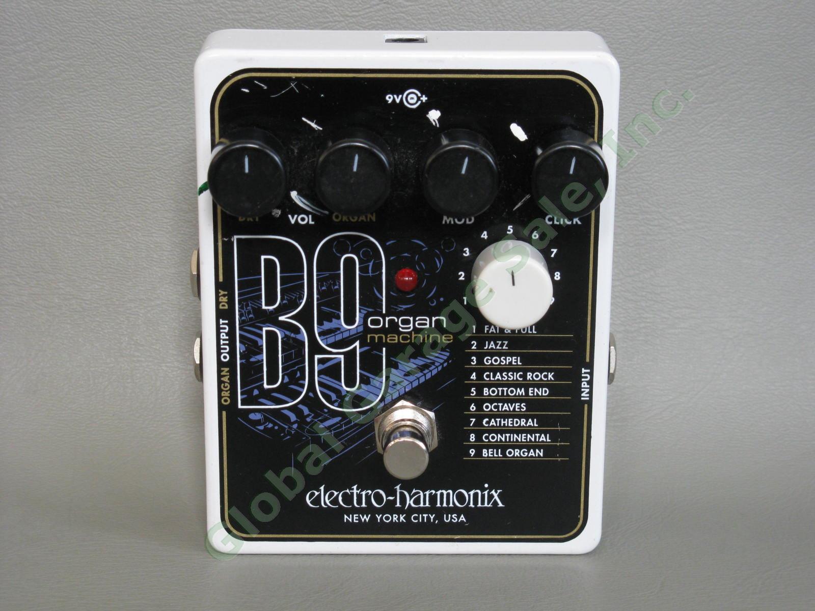 Electro-Harmonix B9 Organ Machine Guitar Bass Keyboard EHX Mod Effects Pedal Box 1