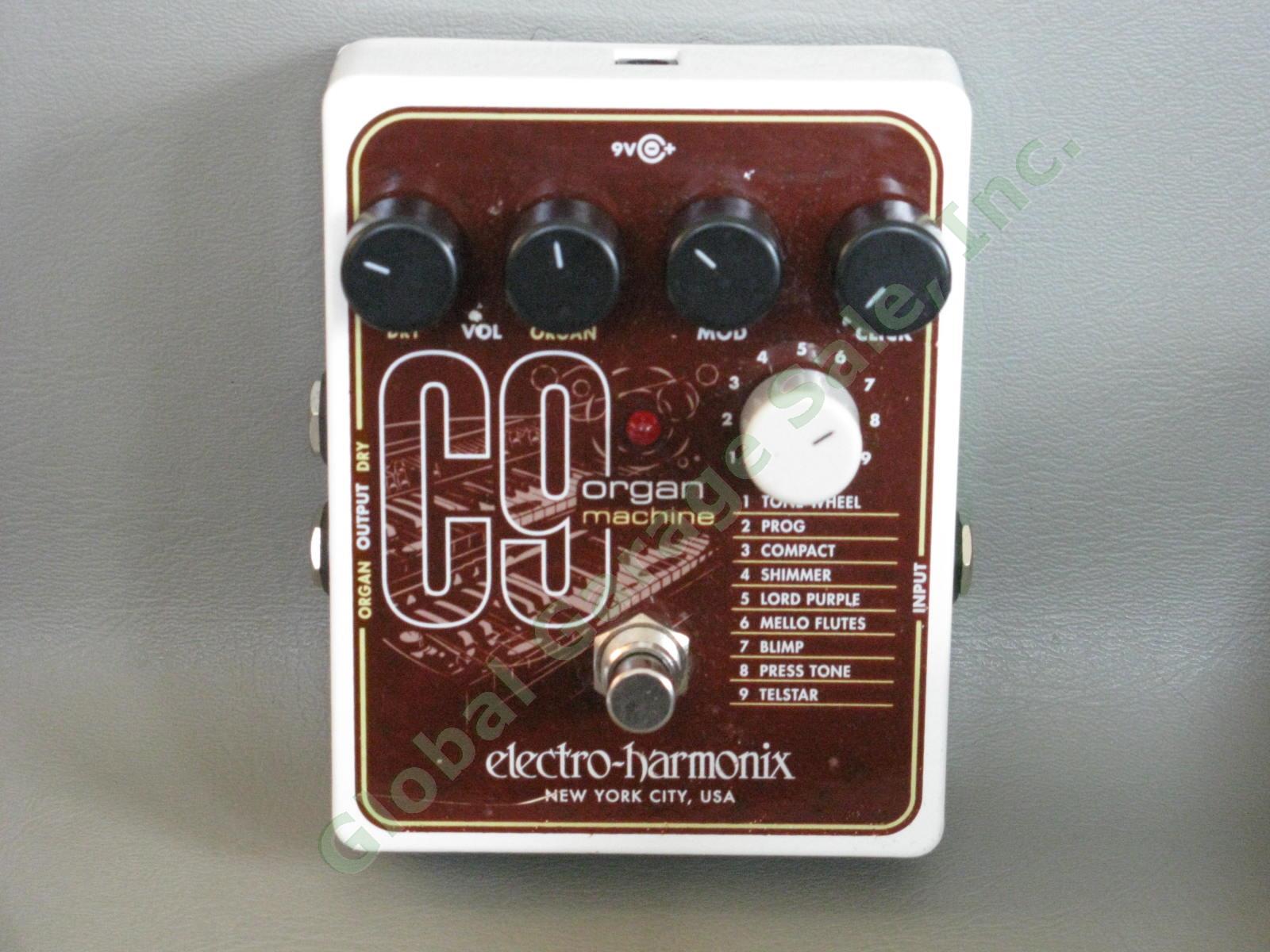 Electro-Harmonix C9 Organ Machine Guitar Bass Keyboard EHX Audio Effects Pedal 1