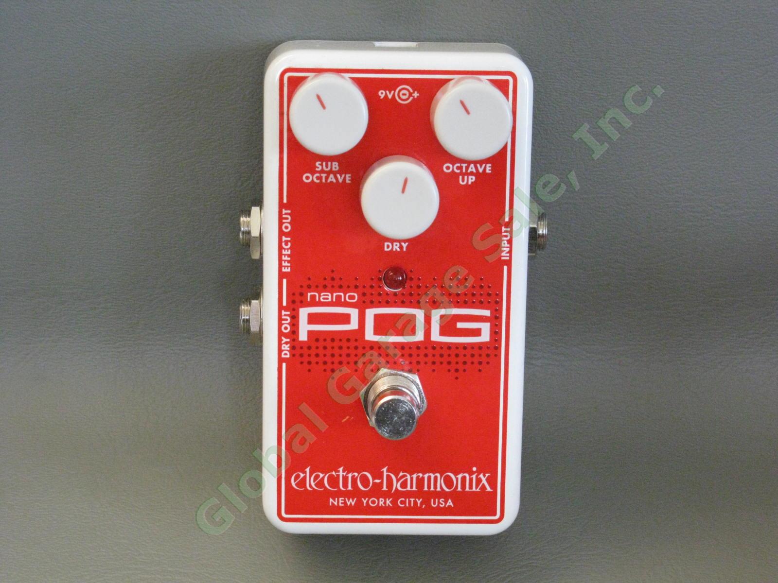 Electro-Harmonix Nano POG Polyphonic Octave Generator Effects Pedal w/Box MINT! 1