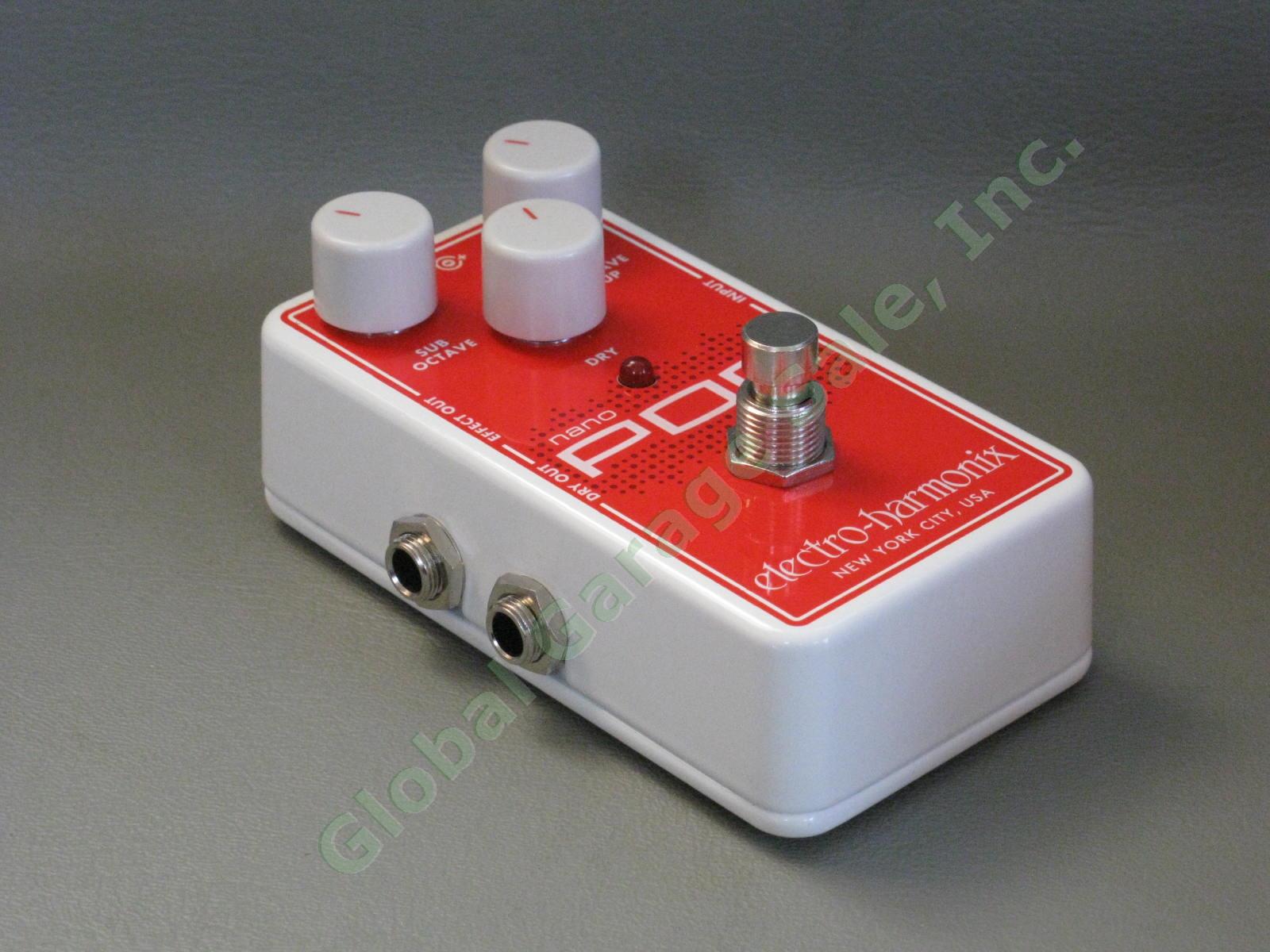 Electro-Harmonix Nano POG Polyphonic Octave Generator Effects Pedal w/Box MINT! 2