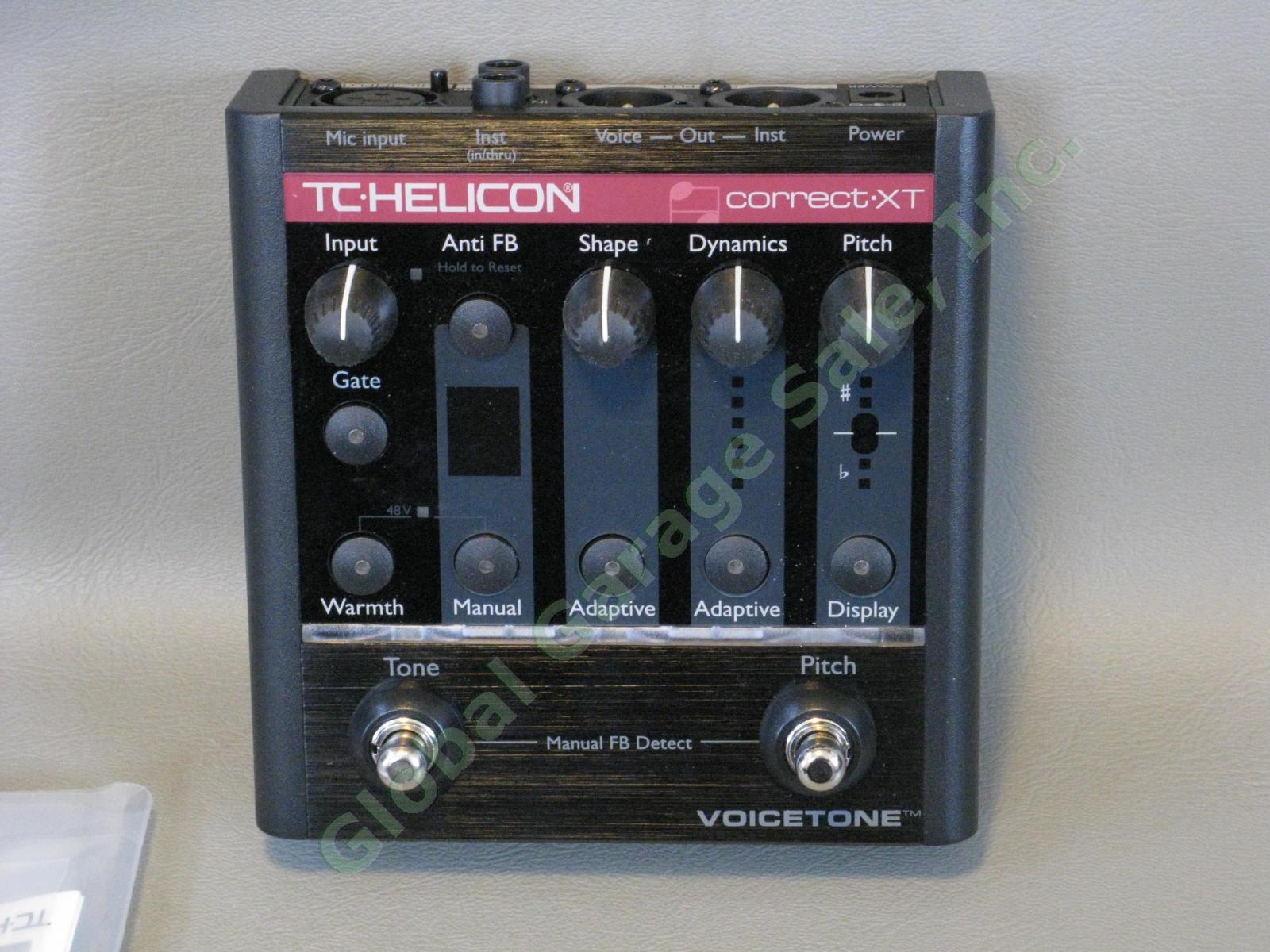 TC Helicon Voicetone Correct G-XT Reverb Pitch Correction Guitar Effects Pedal 1