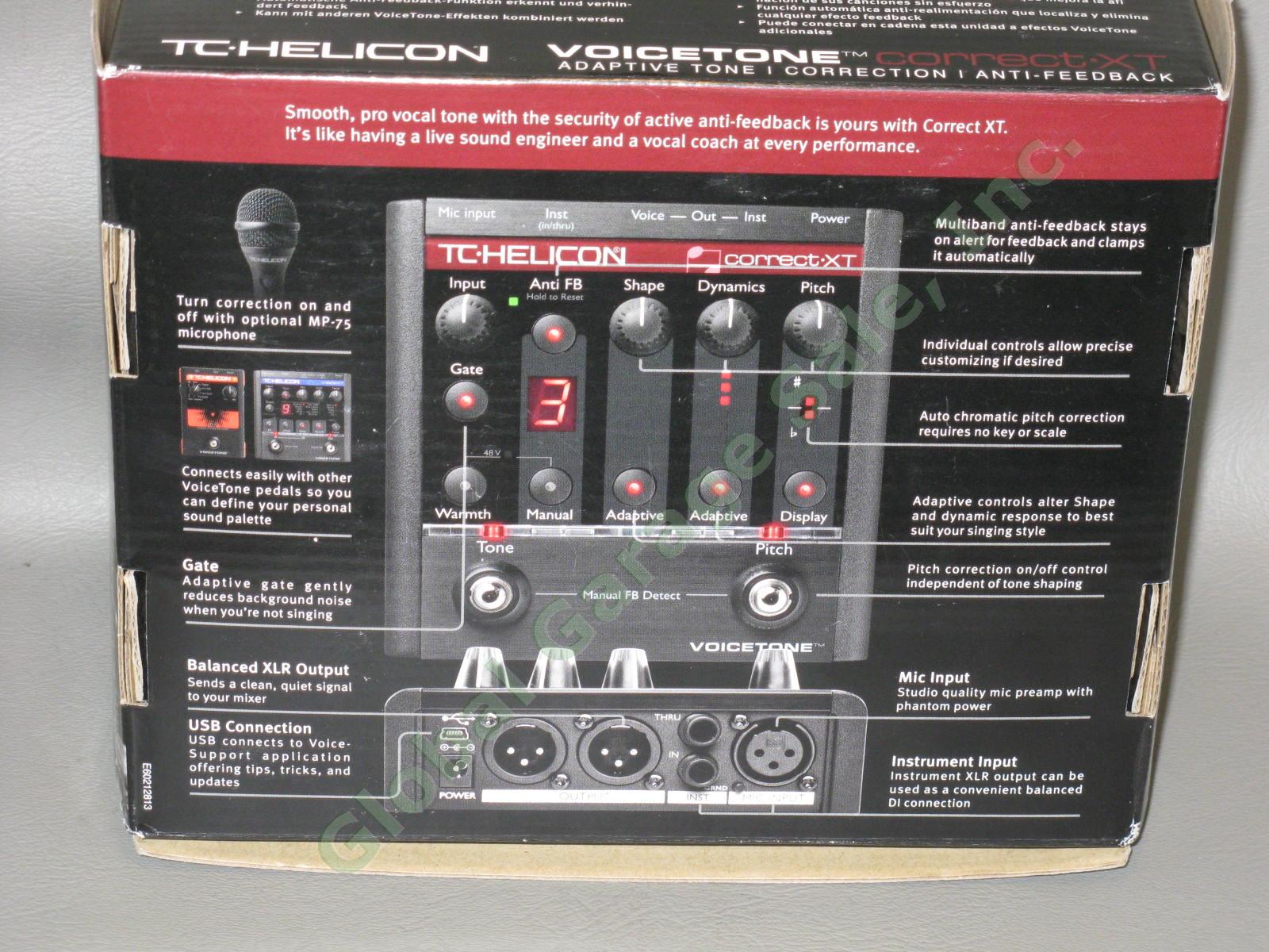 TC Helicon Voicetone Correct G-XT Reverb Pitch Correction Guitar Effects Pedal 7