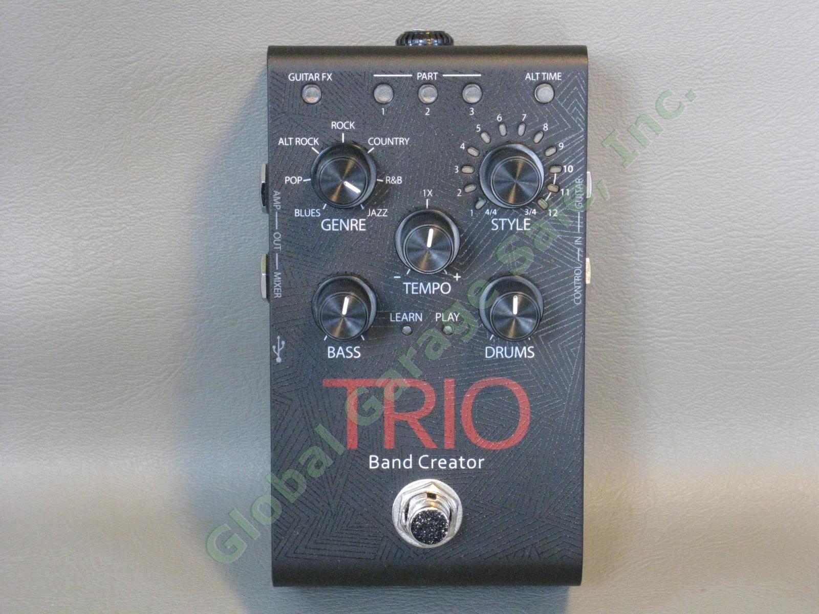 DigiTech Trio V-01 Band Creator Guitar Audio Effects Pedal Power Supply Harman 1