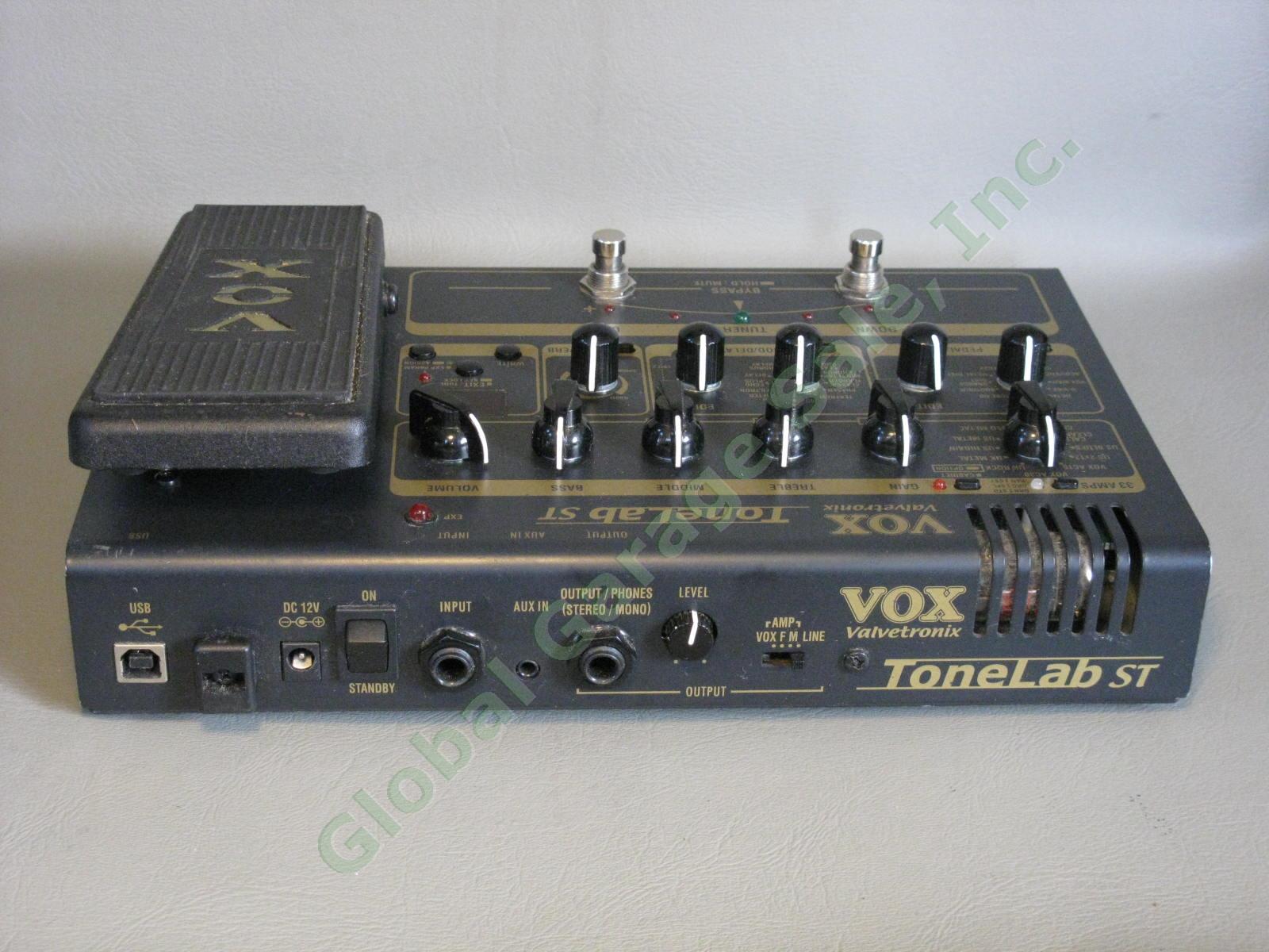VOX Valvetronix ToneLab ST Guitar Multi Effects Volume Pedal Orig Owner EXC COND 4