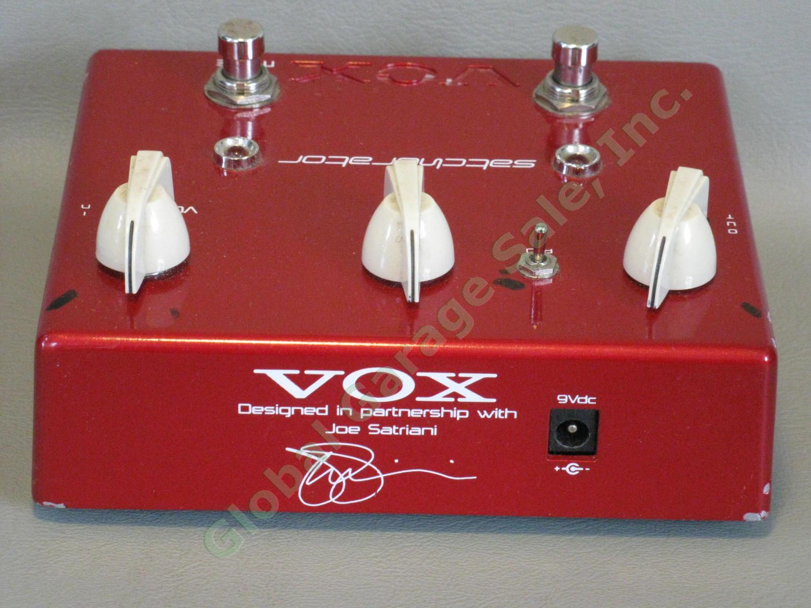 VOX Joe Satriani Signature Satchurator Distortion Guitar Effects Pedal Japan EXC 3
