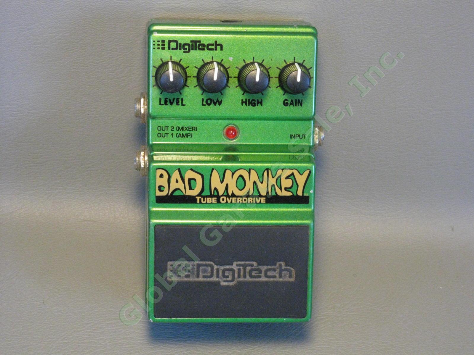 DigiTech Bad Monkey Tube Overdrive Distortion Guitar Effects Pedal Exc Cond! 1
