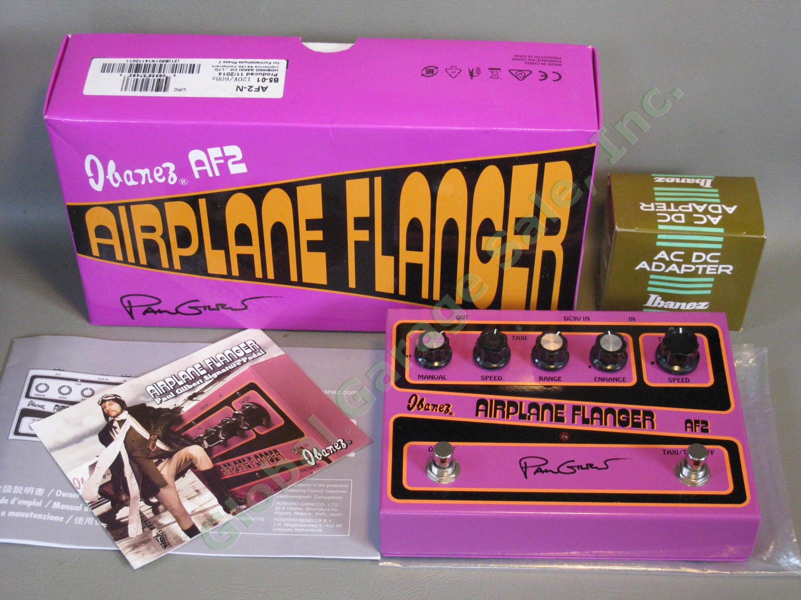 Ibanez Airplane Flanger AF2 Paul Gilbert Signature Chorus Guitar Effects Pedal