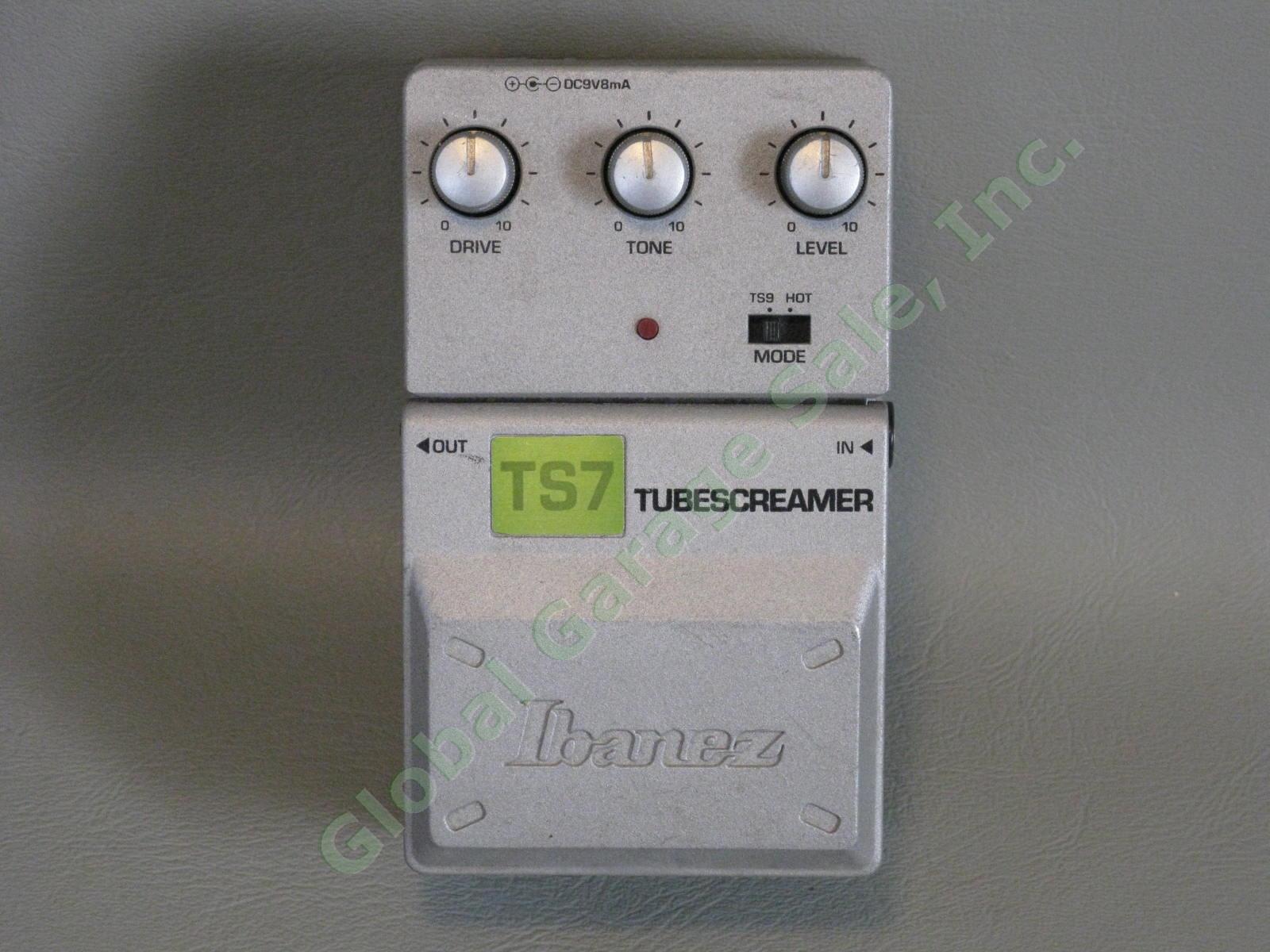 Ibanez TS7 Tubescreamer Tube Screamer Distortion Guitar Effects Pedal TS9 Mode
