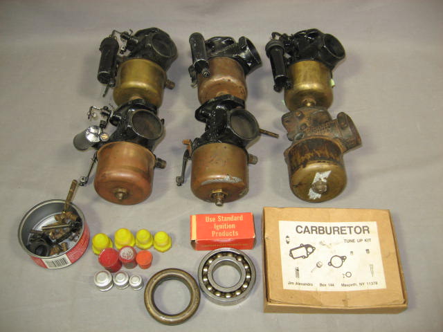 6 Vintage 1929 Carter Chevy Carburetors Valve Bodies +