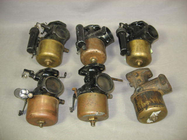 6 Vintage 1929 Carter Chevy Carburetors Valve Bodies + 1