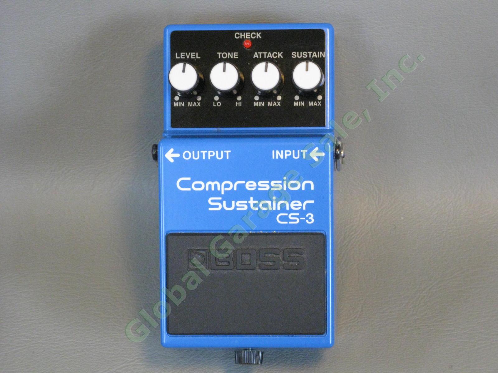 Boss CS-3 Compression Sustainer Signal Processor Guitar Bass Audio Effects Pedal