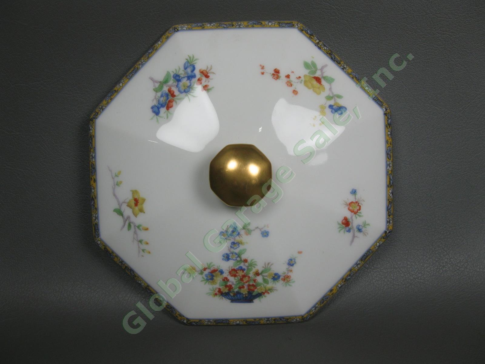 Theodore Haviland Montreux Mongolia Octagonal Covered Vegetable Serving Dish 3