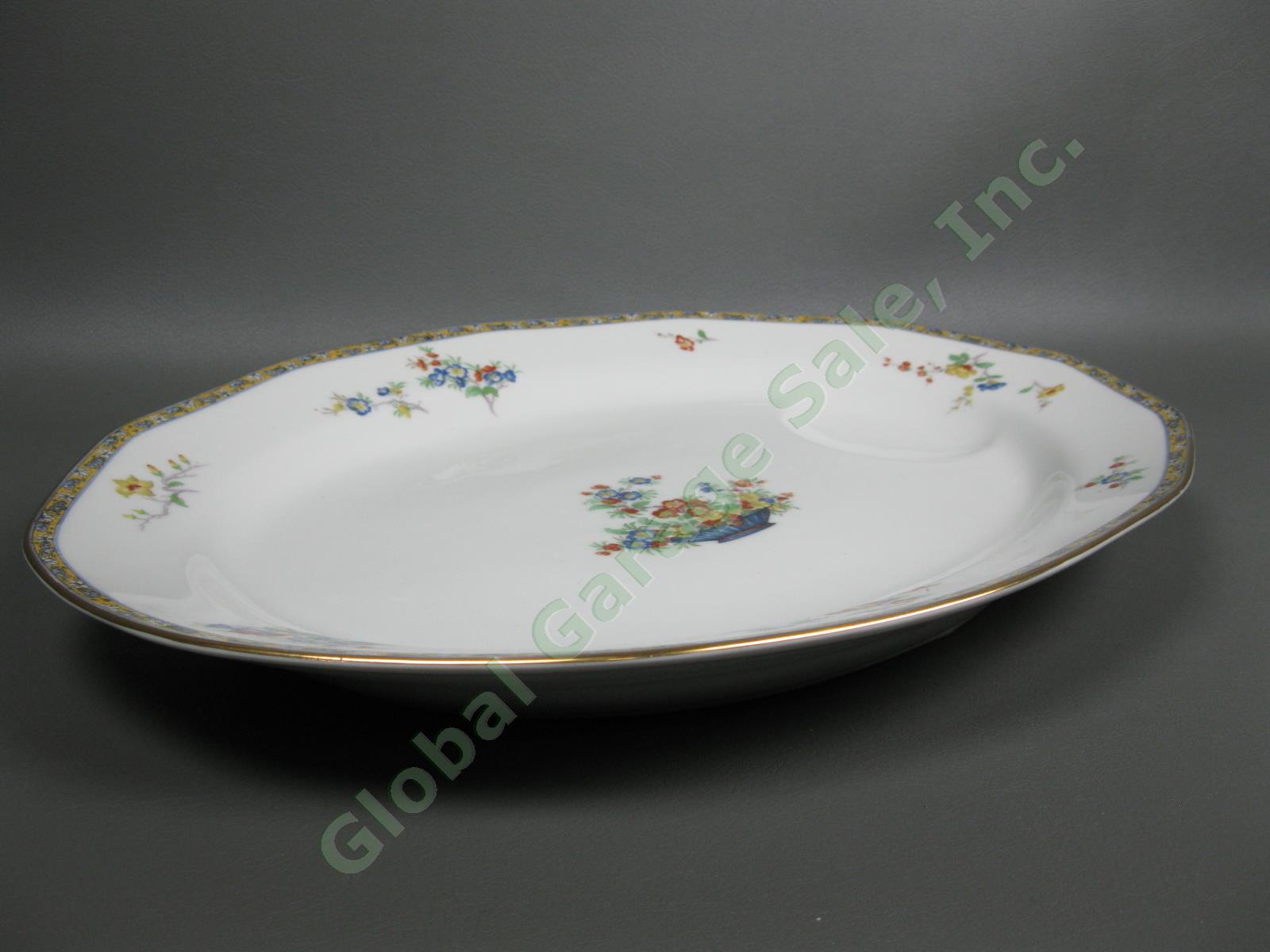 Theodore Haviland Montreux Mongolia 15" Large Oval Serving Platter Tray Limoges 6