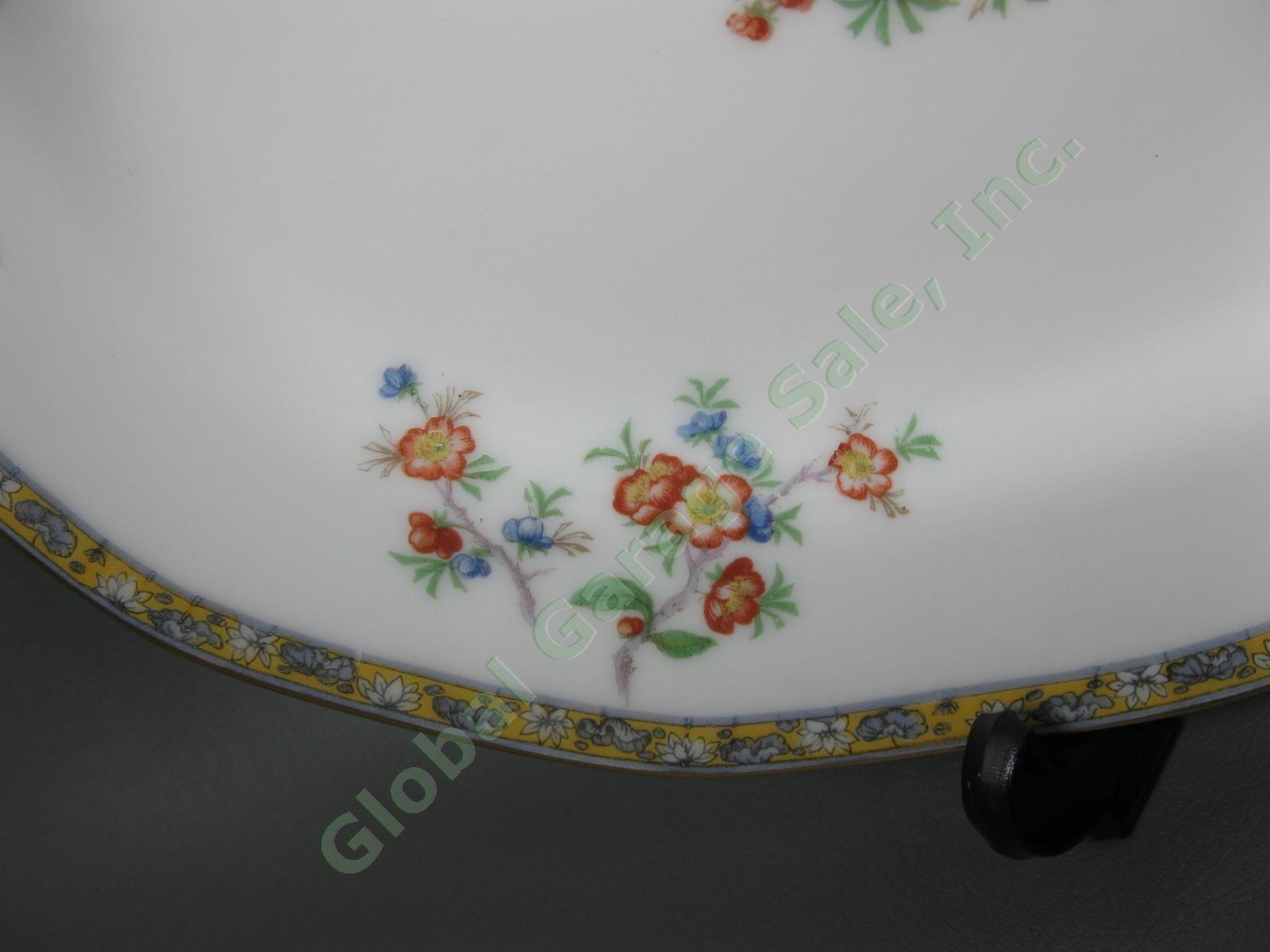 Theodore Haviland Montreux Mongolia 11" Oval Serving Platter Floral Tray Limoges 3