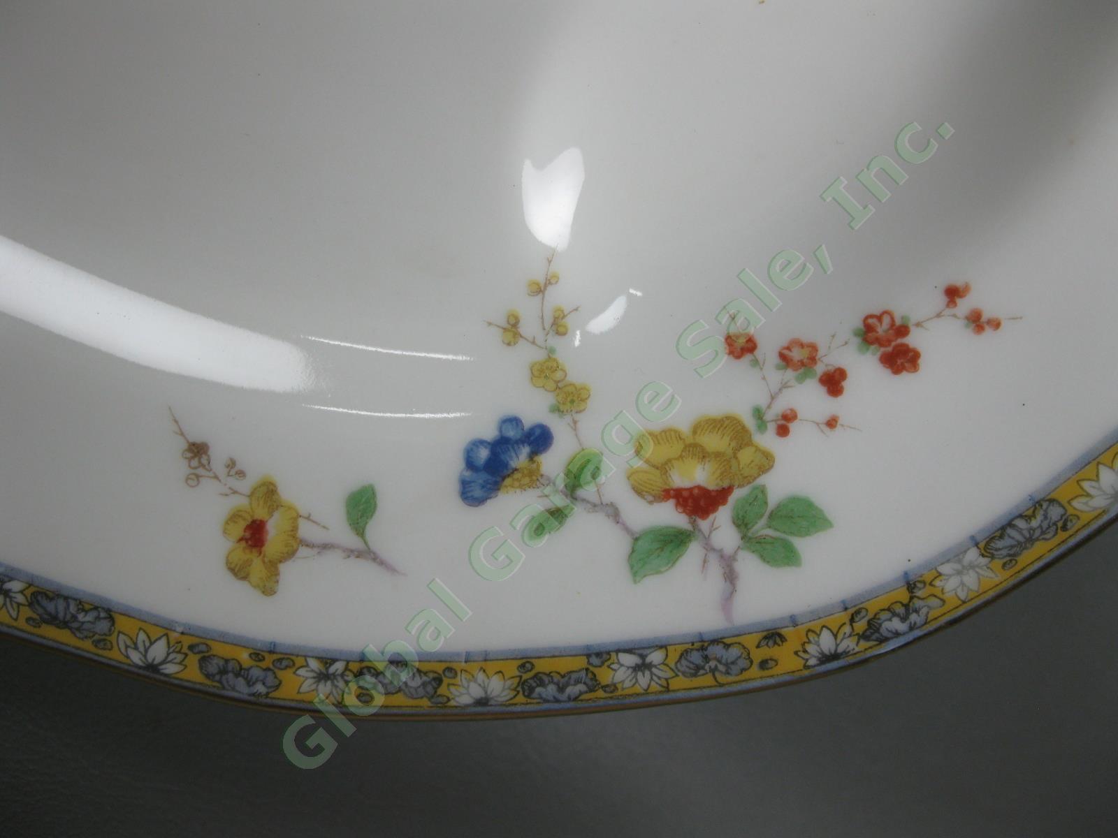 Theodore Haviland Montreux Mongolia 11" Oval Serving Platter Floral Tray Limoges 4