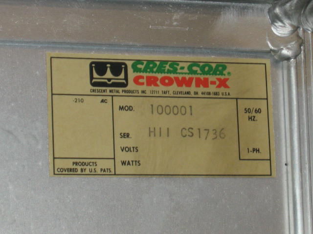 Cres Cor CresCor Crown X Hot Food Tray Storage Cabinet 5