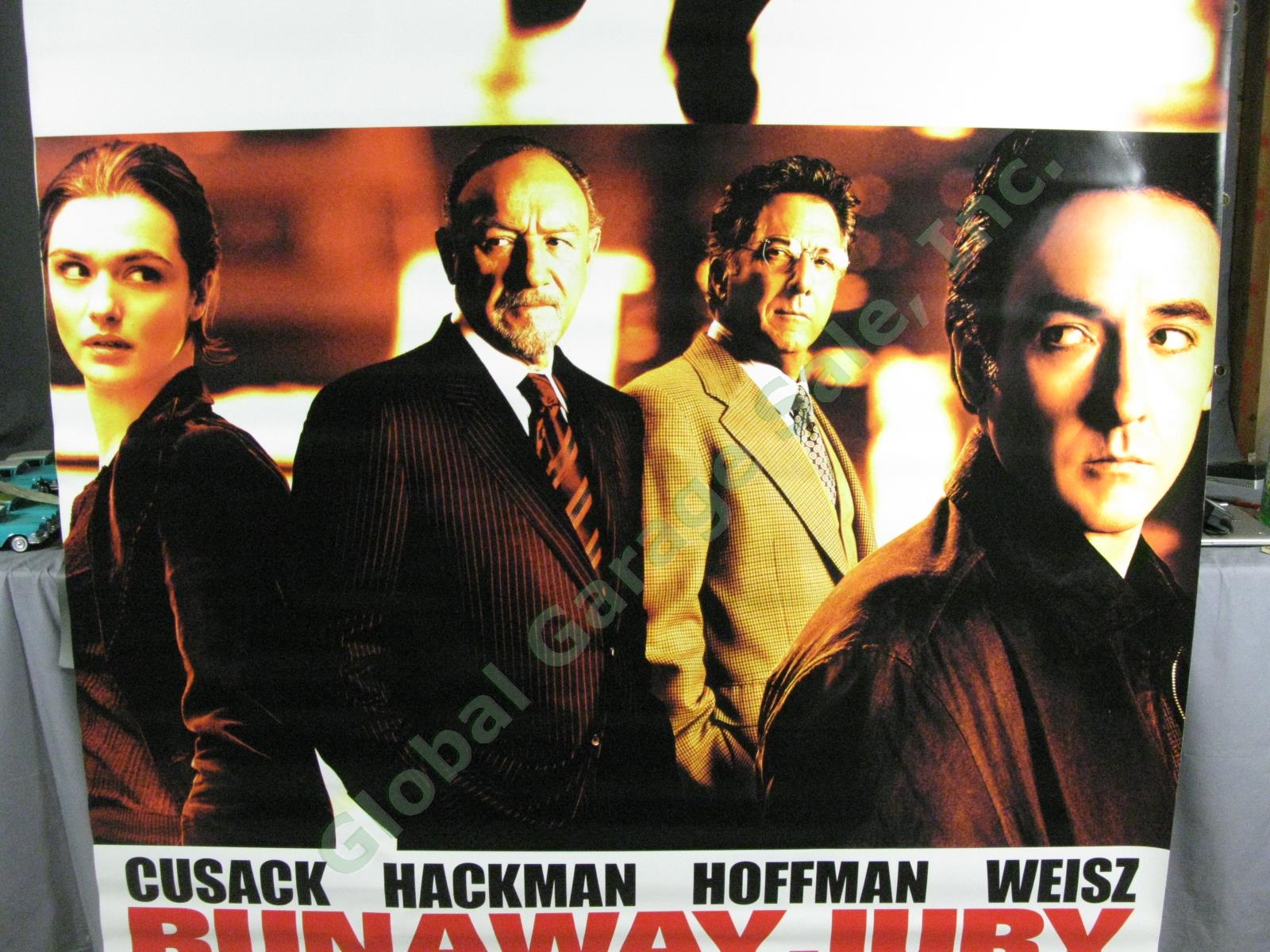 HUGE Runaway Jury Original Movie Theater Poster Banner Cusack Hackman Hoffman 1