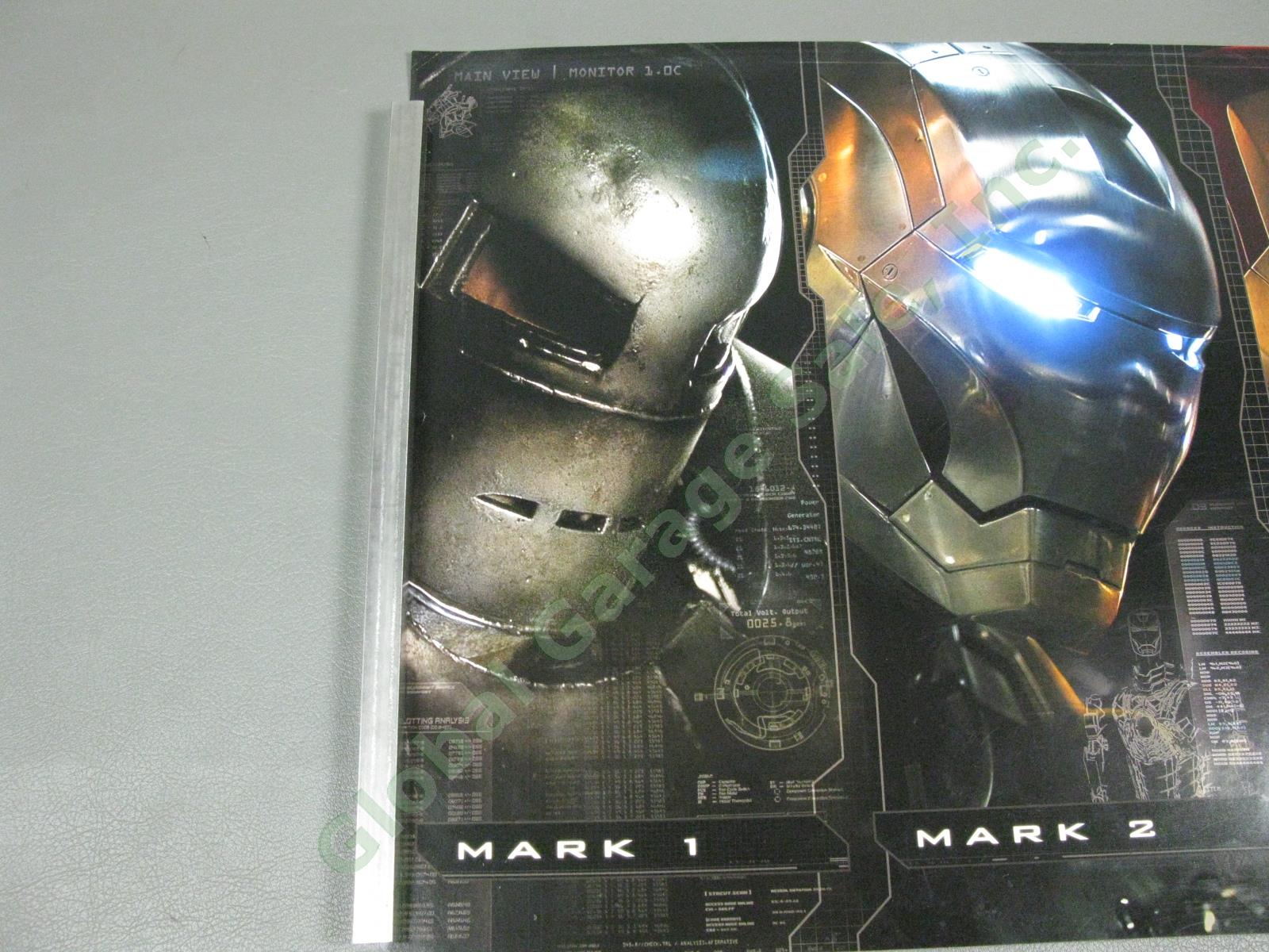 Rare Original 2008 Iron Man Movie Theater 20" Lobby Card MCU Mark 1 2 3 Stark 1