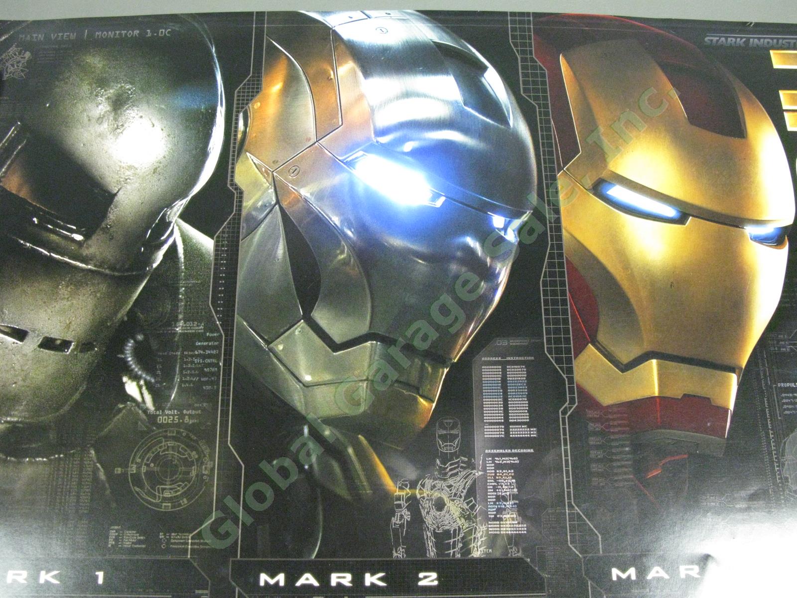 Rare Original 2008 Iron Man Movie Theater 20" Lobby Card MCU Mark 1 2 3 Stark 2