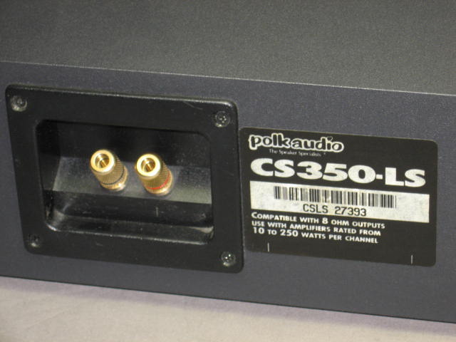 Polk Audio CS350-LS Center Channel Speaker System NR 4