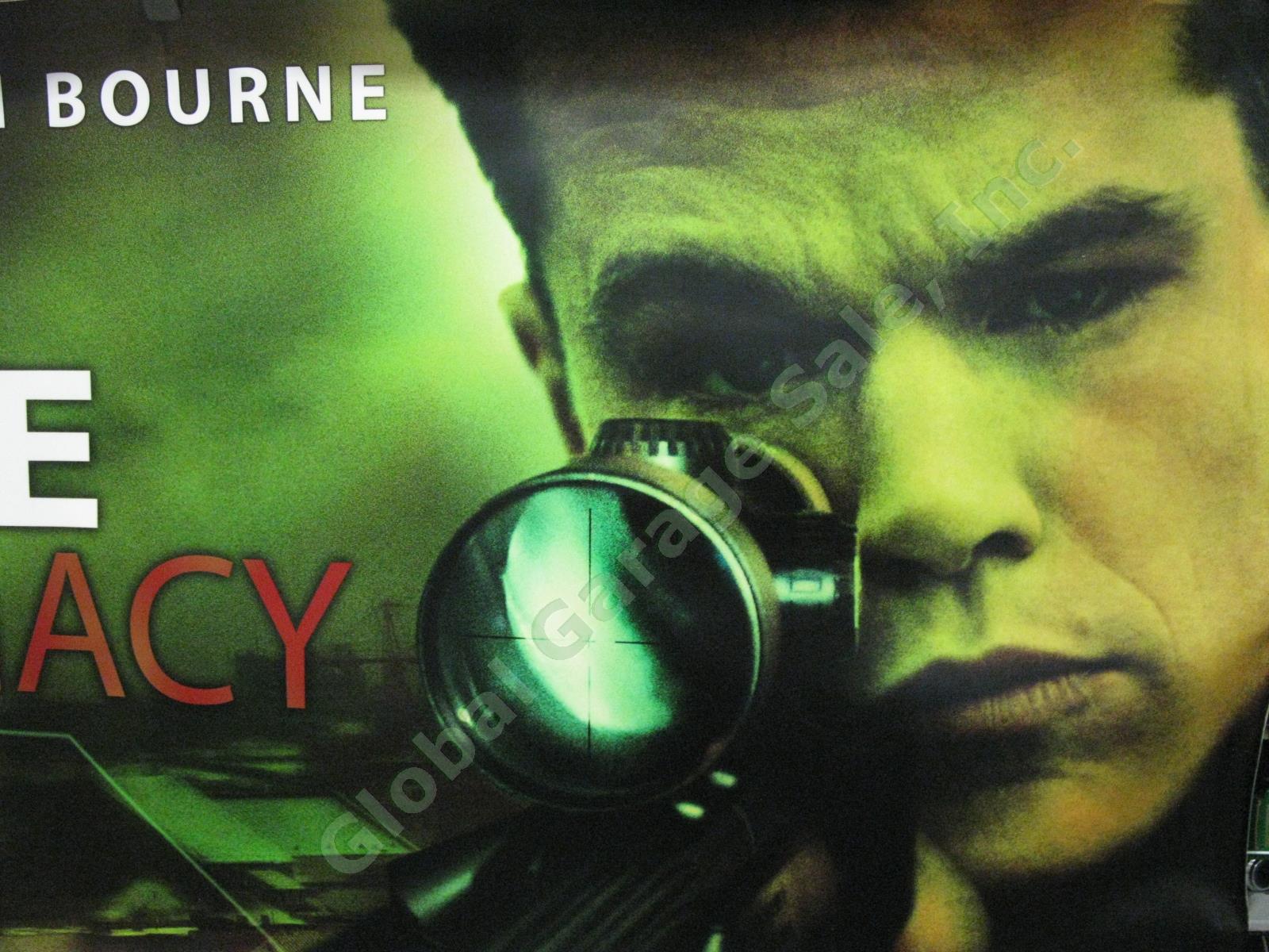 HUGE Jason Bourne Supremacy Original Movie Theater 70" Vinyl Promo Banner Damon 2