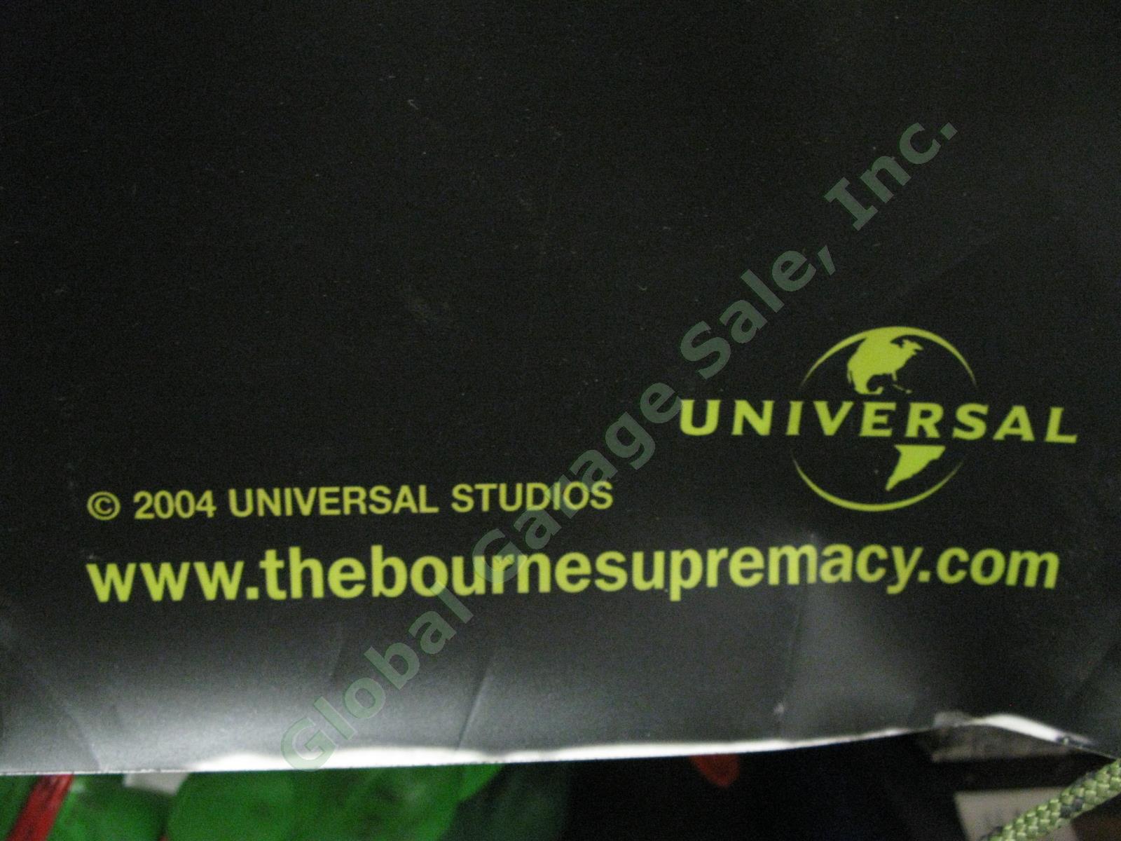 HUGE Jason Bourne Supremacy Original Movie Theater 70" Vinyl Promo Banner Damon 3